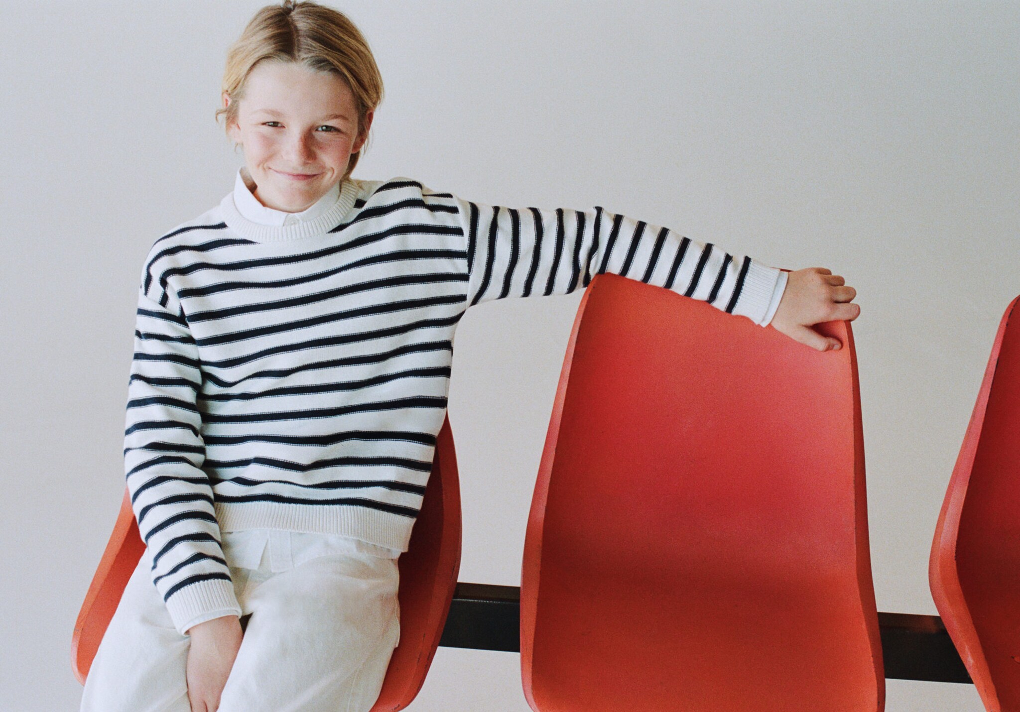 Jersey punto rayas - Plano panorámico