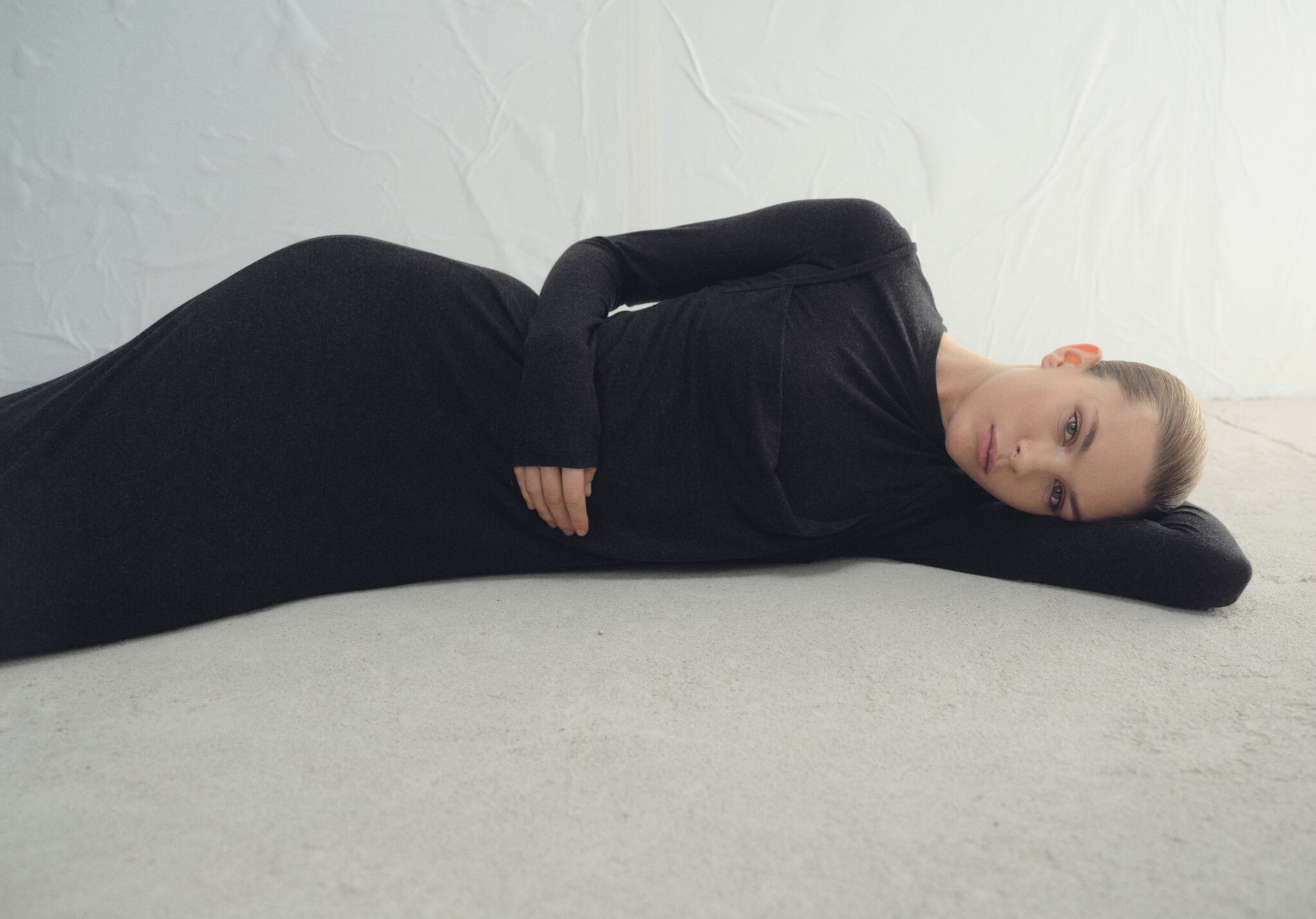 Draped combined dress - Panoramic plane