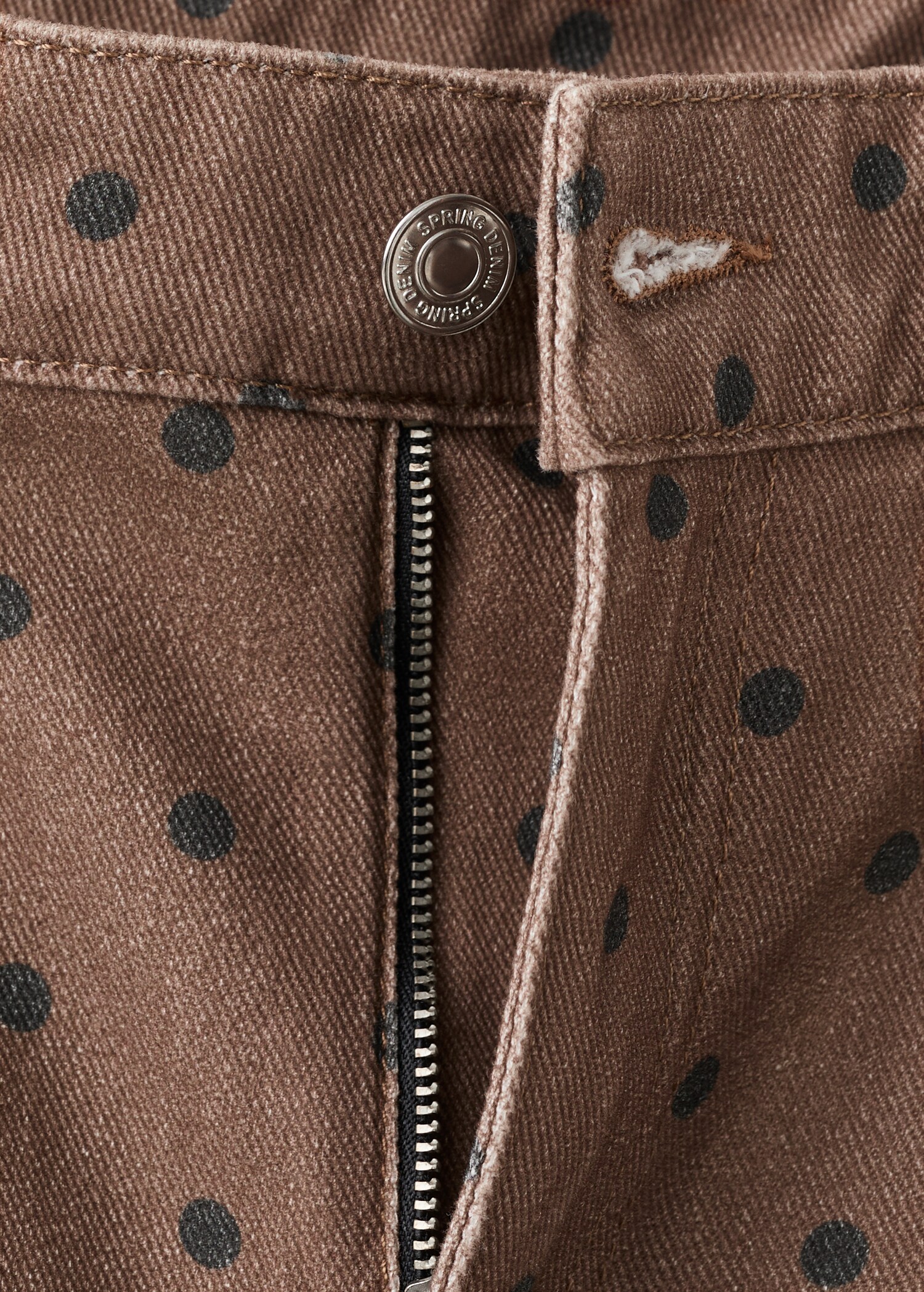 Polka dot balloon jeans - Details of the article 0
