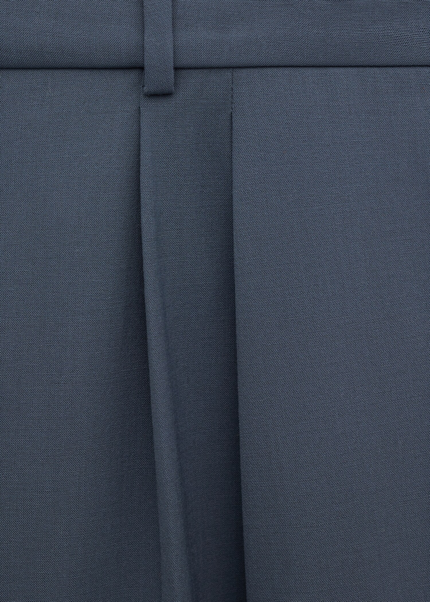 Straight wool suit trousers - Details of the article 0