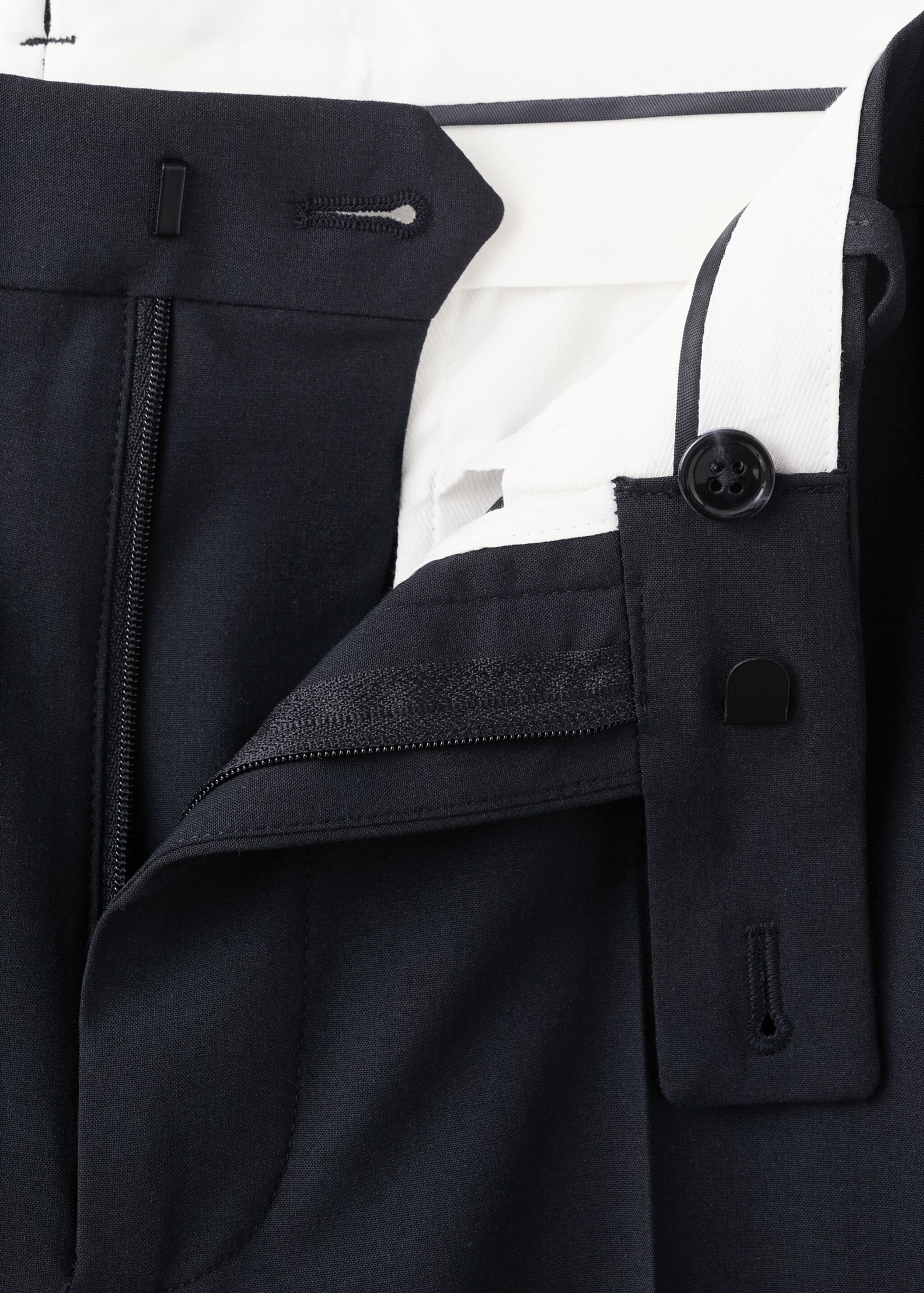 London regular-fit pants - Details of the article 8, Navy. Ref: 27005941-01.
