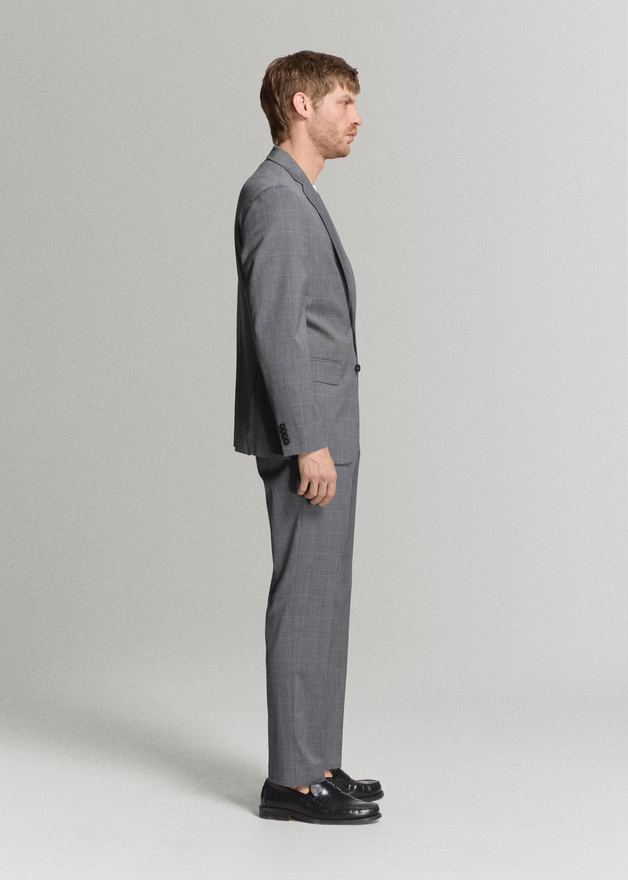 London regular-fit trousers - Details of the article 2, Grey. Ref: 27005942-01.
