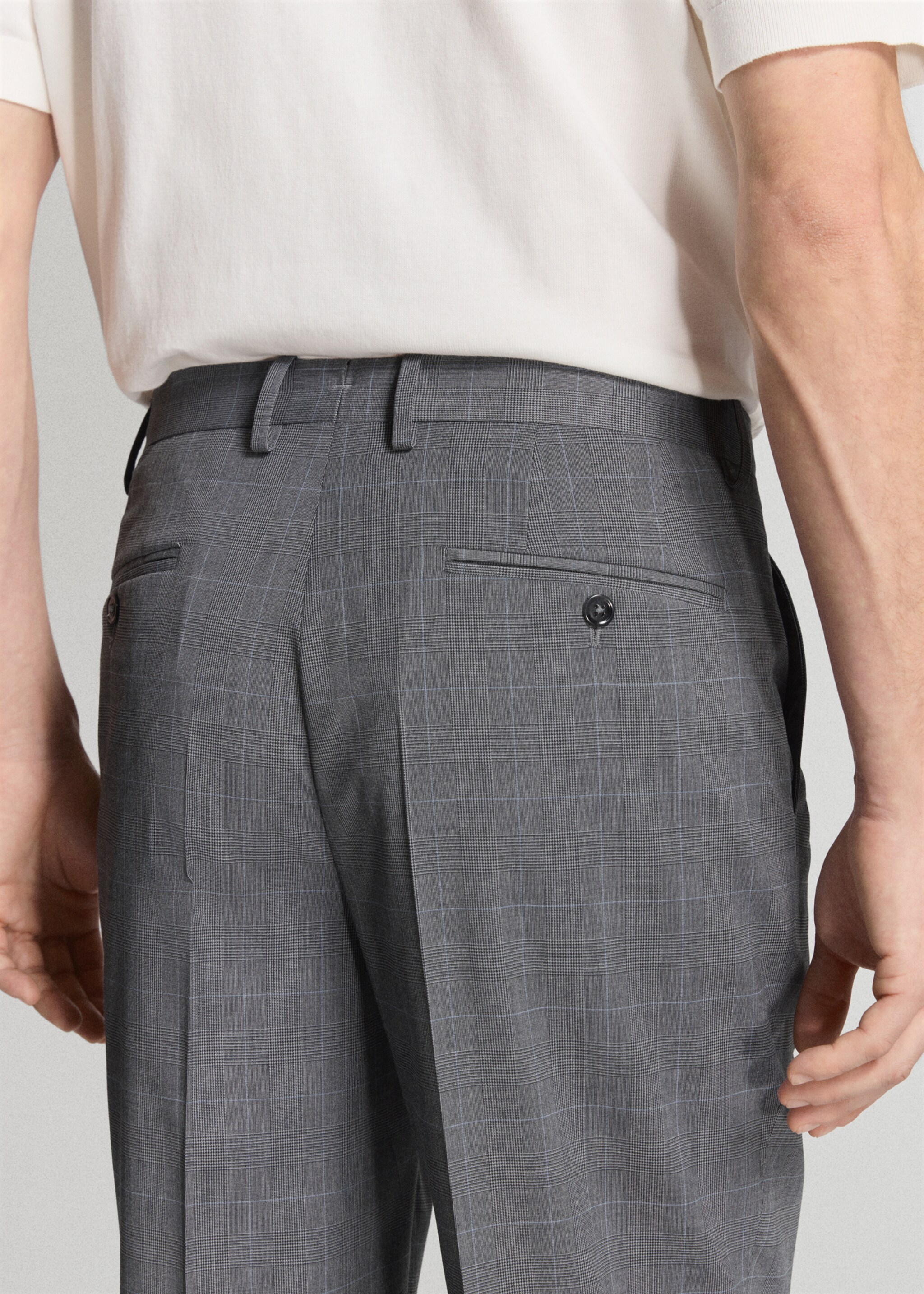 London regular-fit trousers - Details of the article 3, Grey. Ref: 27005942-01.
