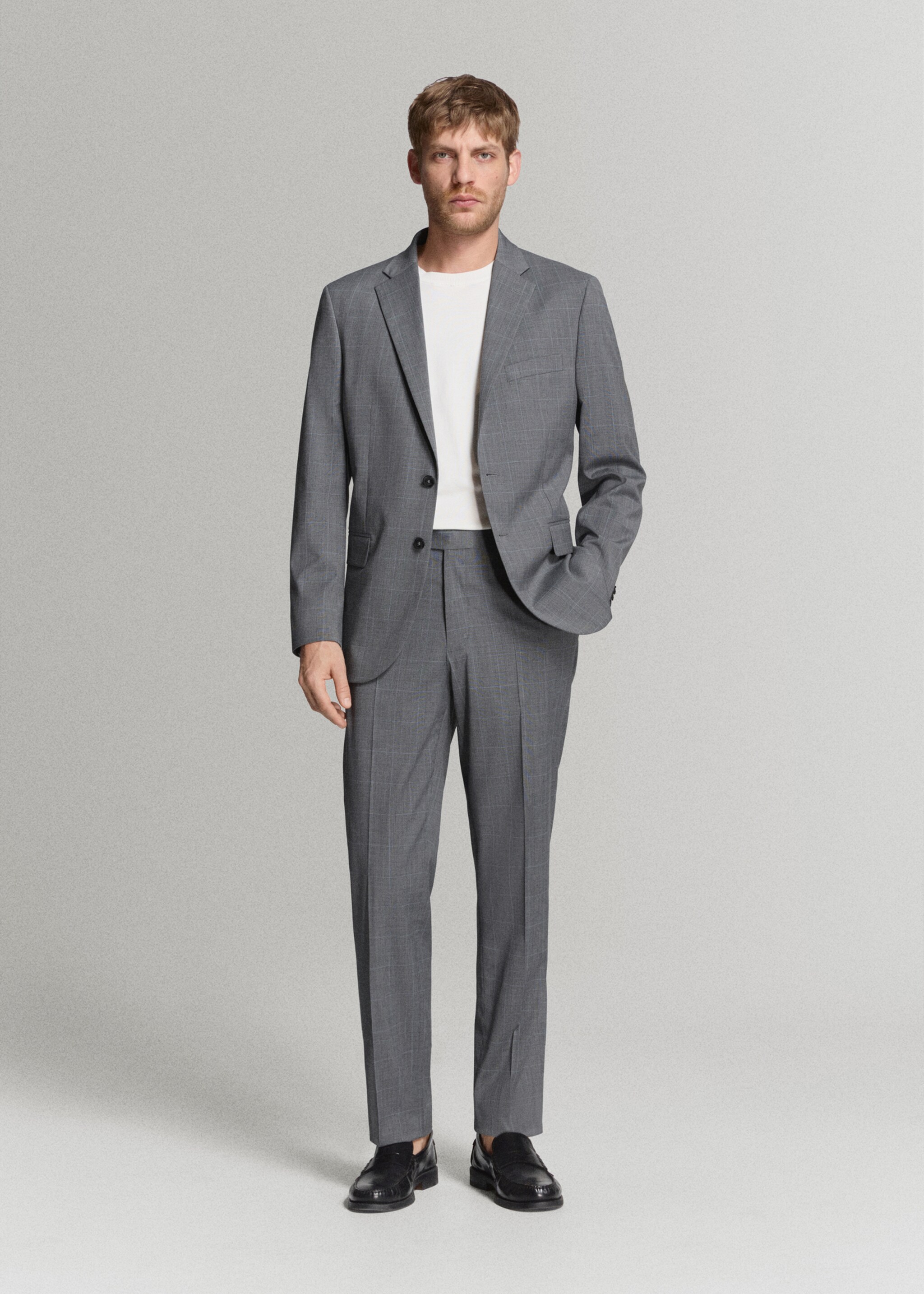 London regular-fit trousers - General plane, Grey. Ref: 27005942-01.