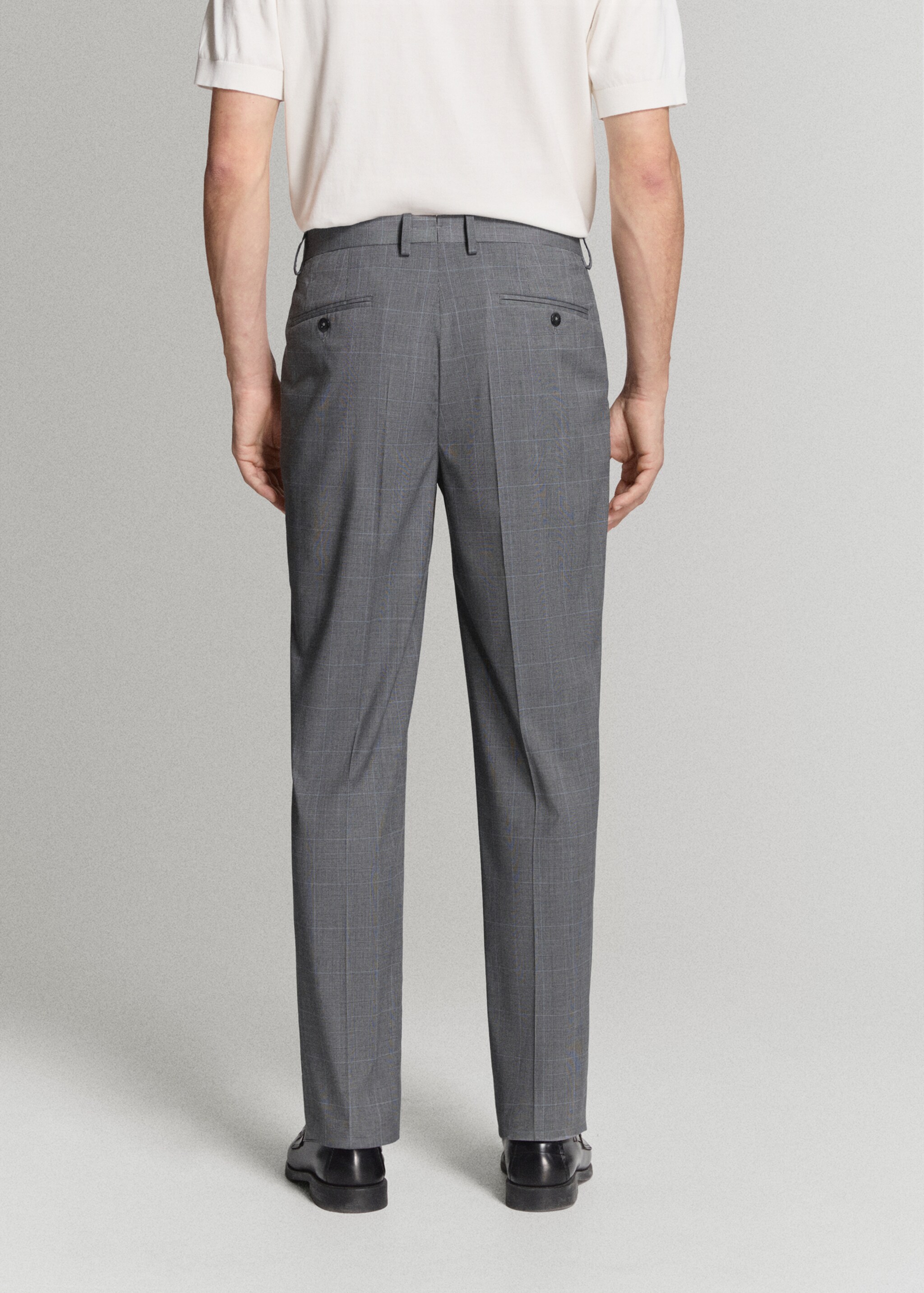 London regular-fit trousers - Reverse of the article, Grey. Ref: 27005942-01.