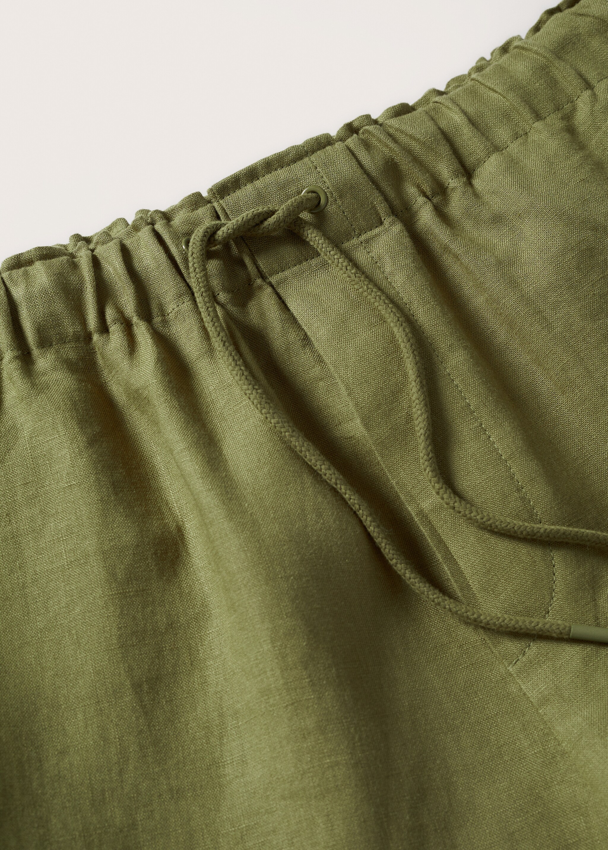 100% linen shorts - Details of the article 8