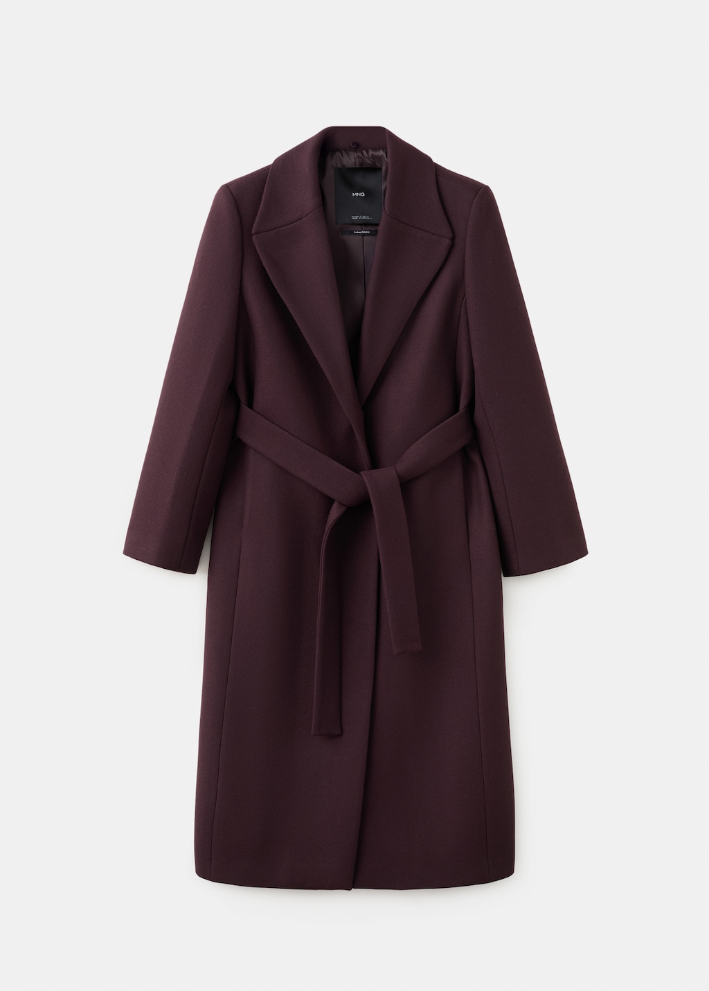 Manteco wool coat with fur collar