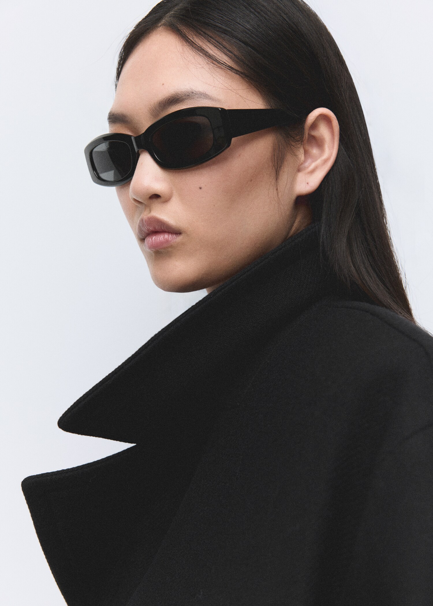 벨티드 만테코 울 코트 - 상품 내역: 1