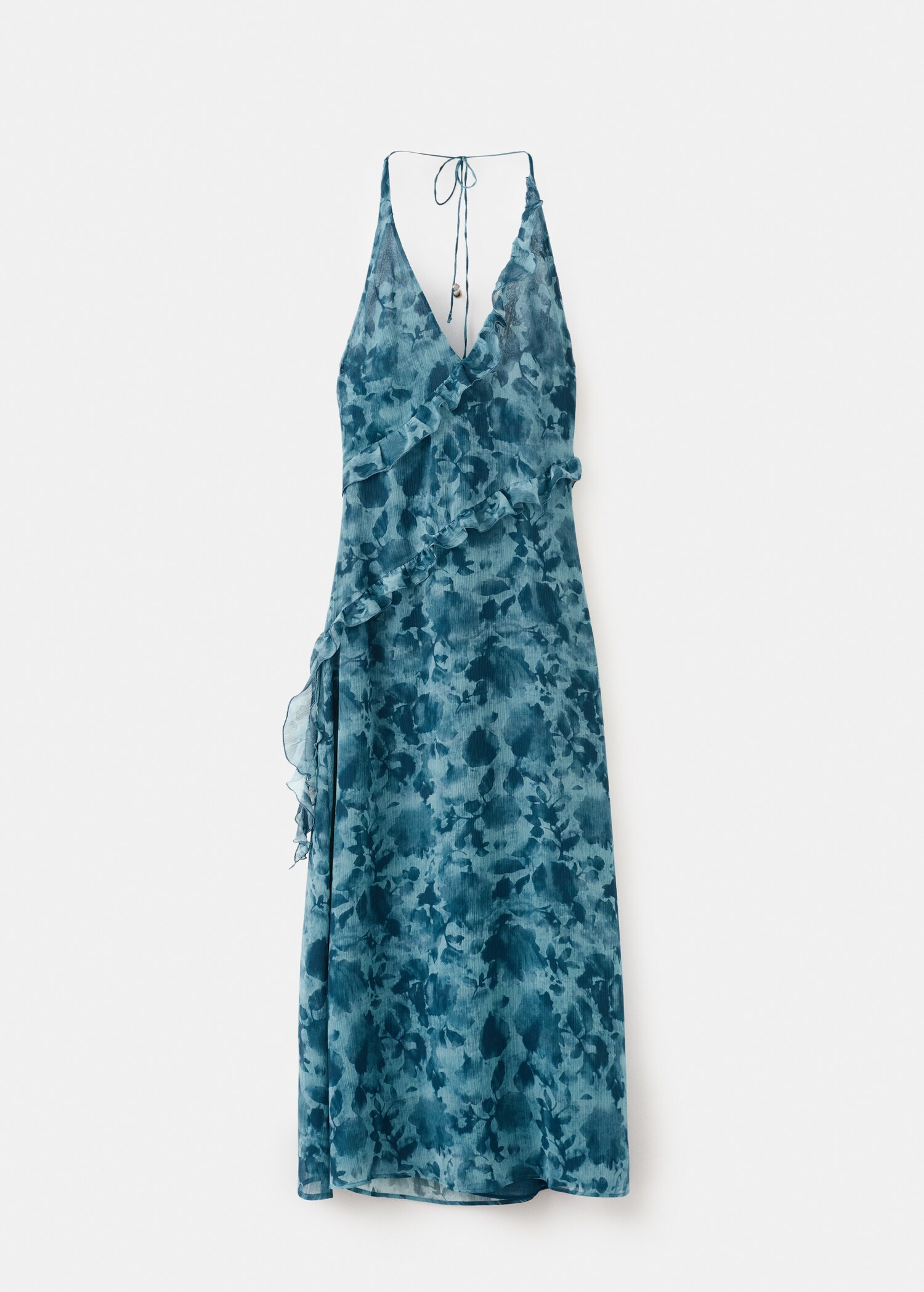 Ruffled printed dress - Article without model