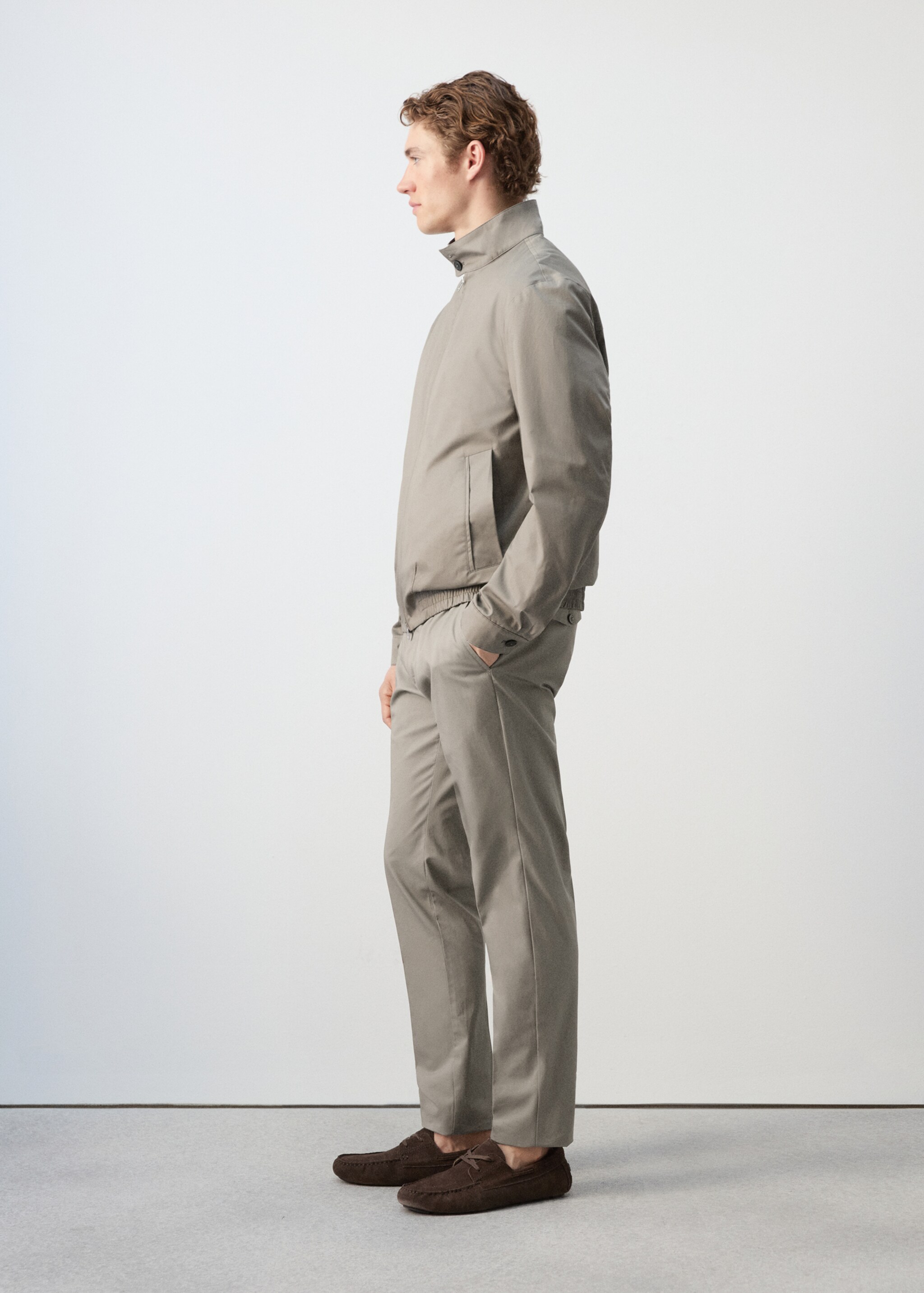 Blouson 100 % coton déperlant - Détail de l'article 2, Marron moyen. Ref: 27015934-01.