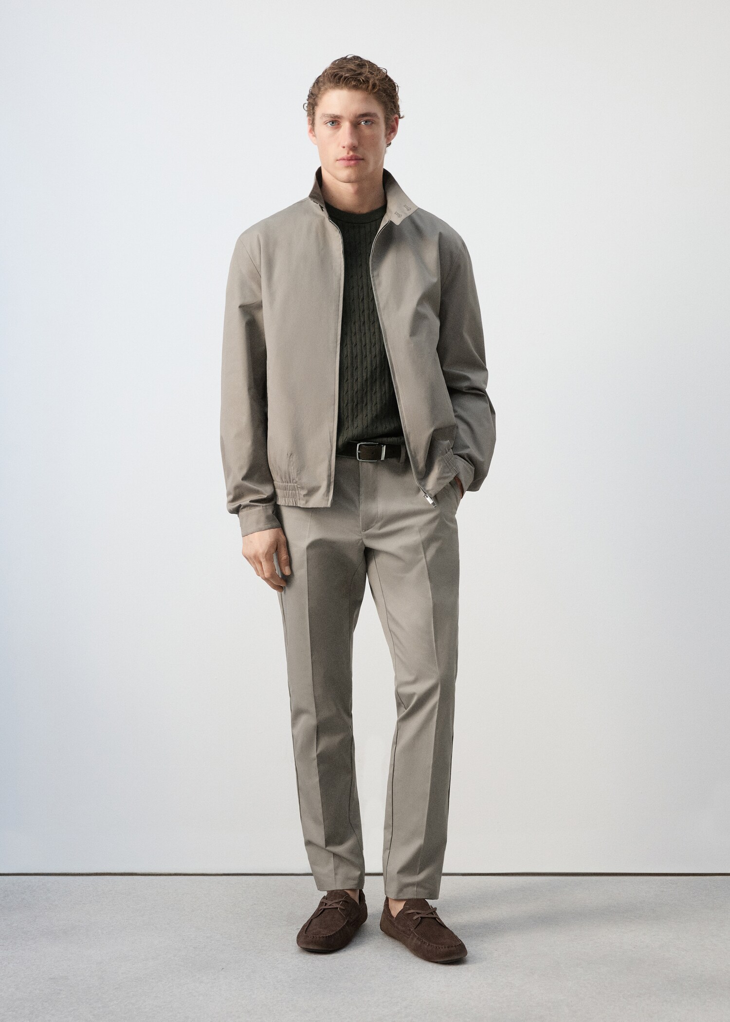 100% cotton water repellent jacket - General plane