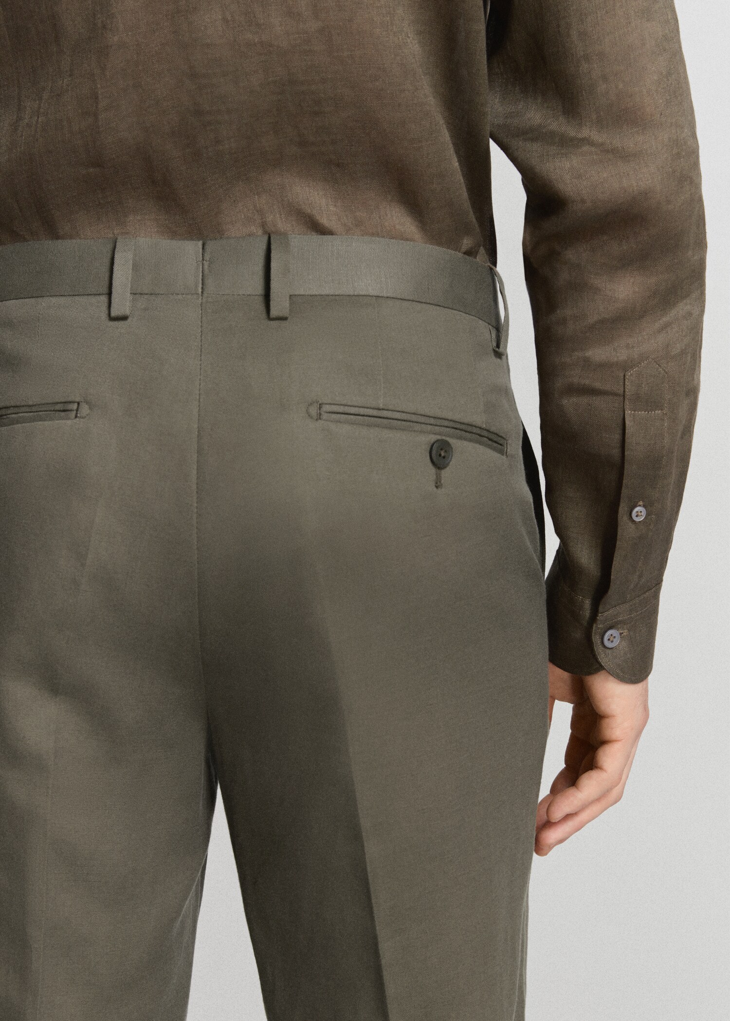 Amalfi slim fit suit trousers - Details of the article 3
