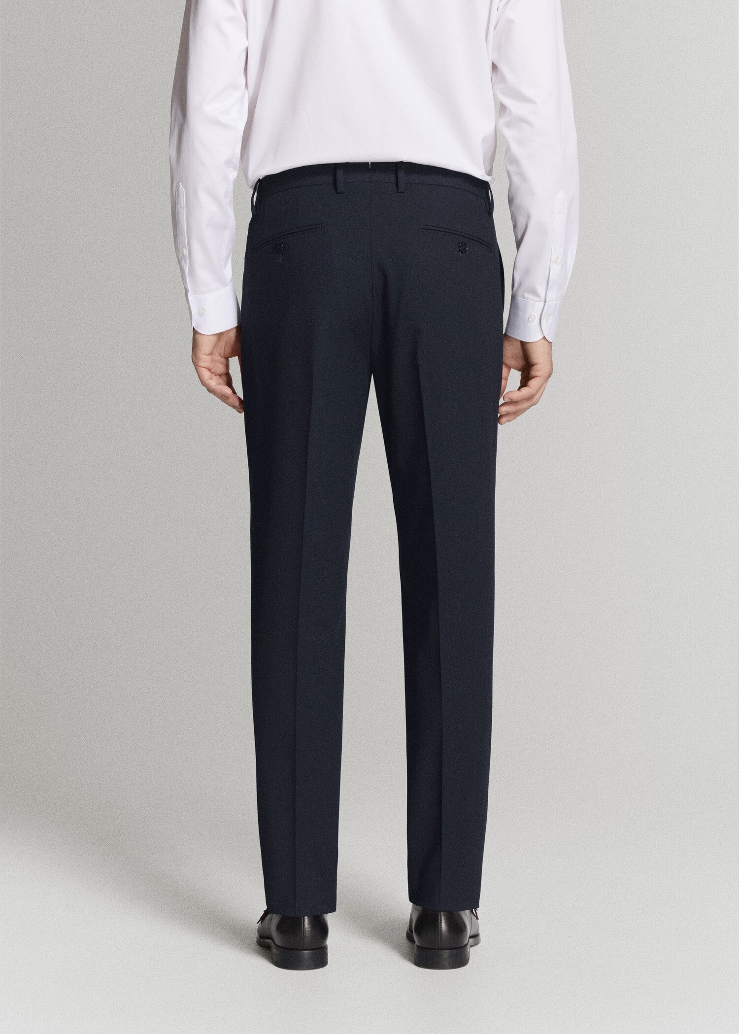 Monaco slim-fit suit trousers - Reverse of the article