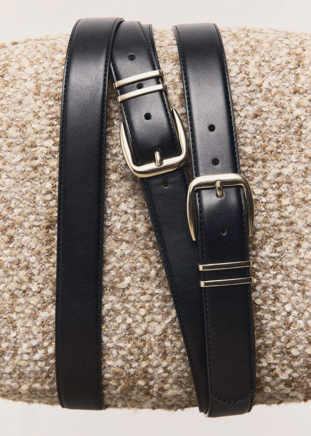 Square buckle belt
