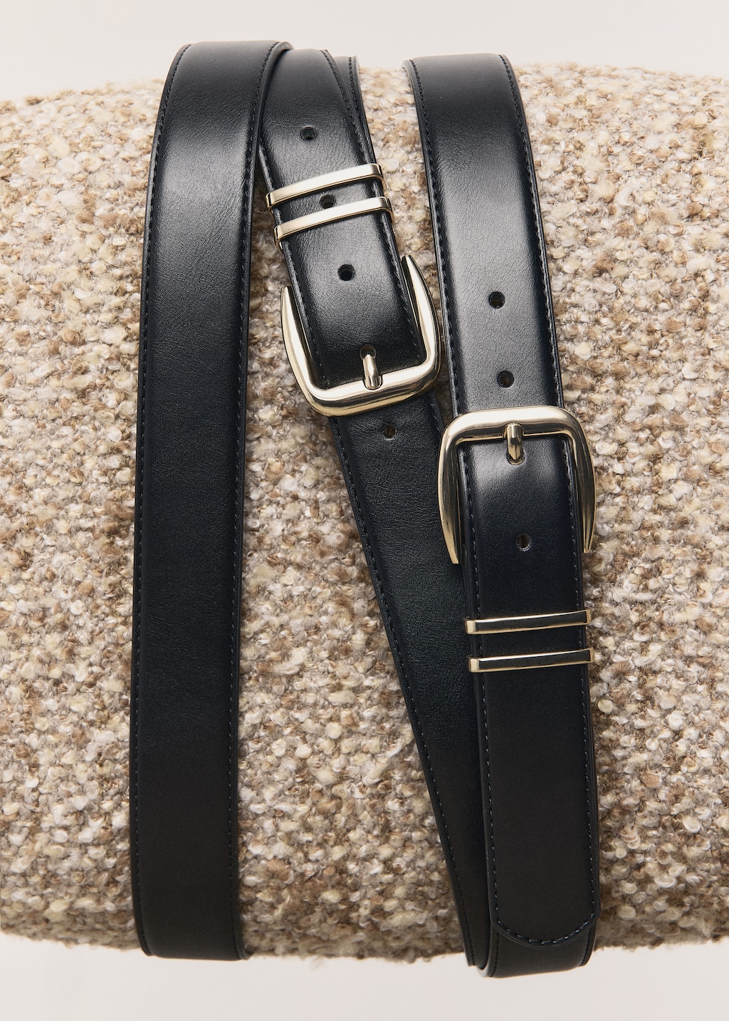 Square buckle belt