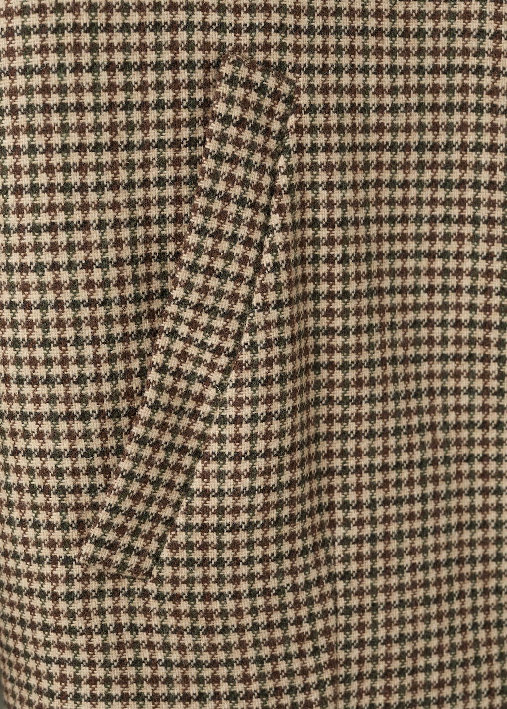 Houndstooth jacket with lapels