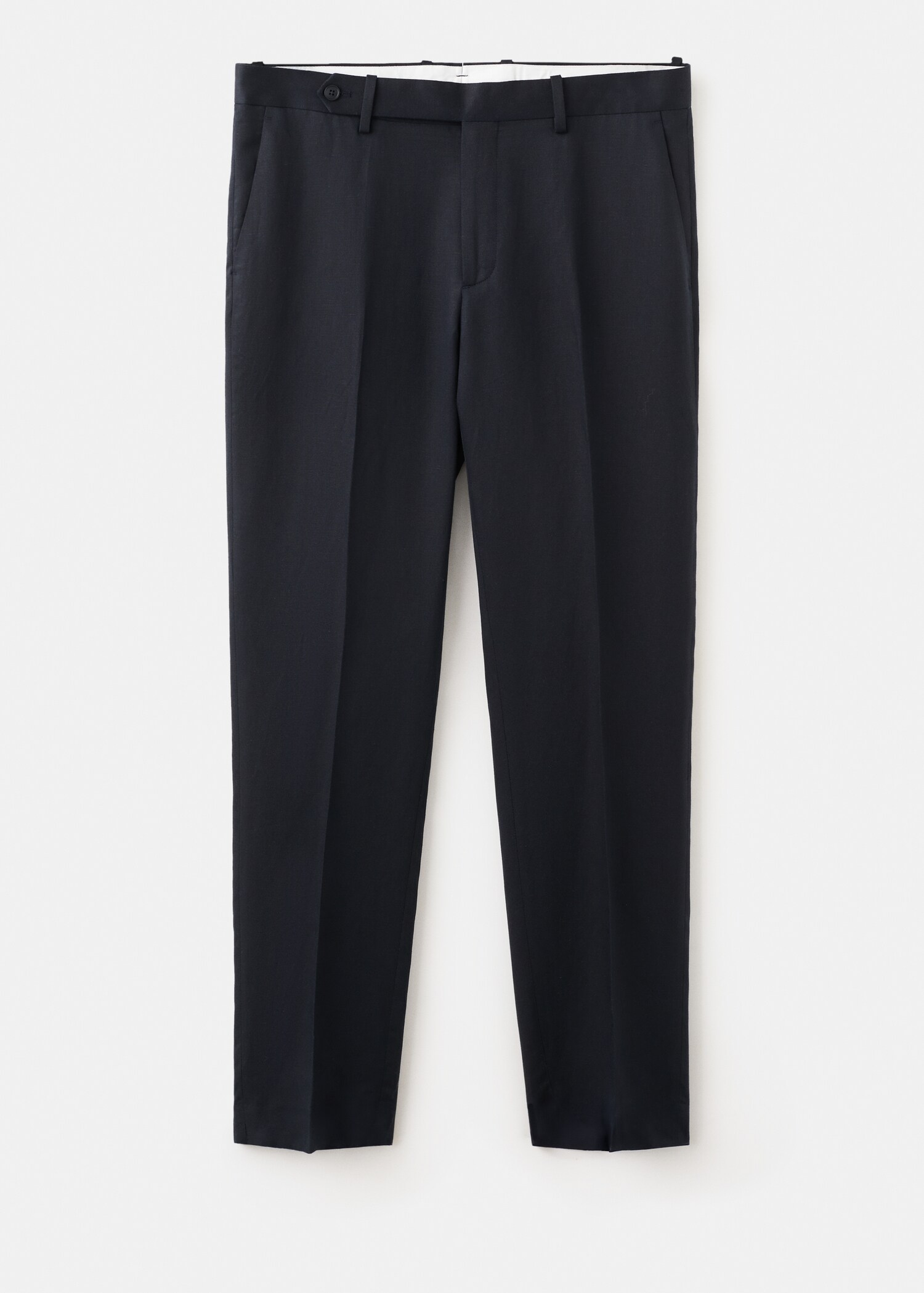 Slim-fit lyocell linen trousers - Article without model