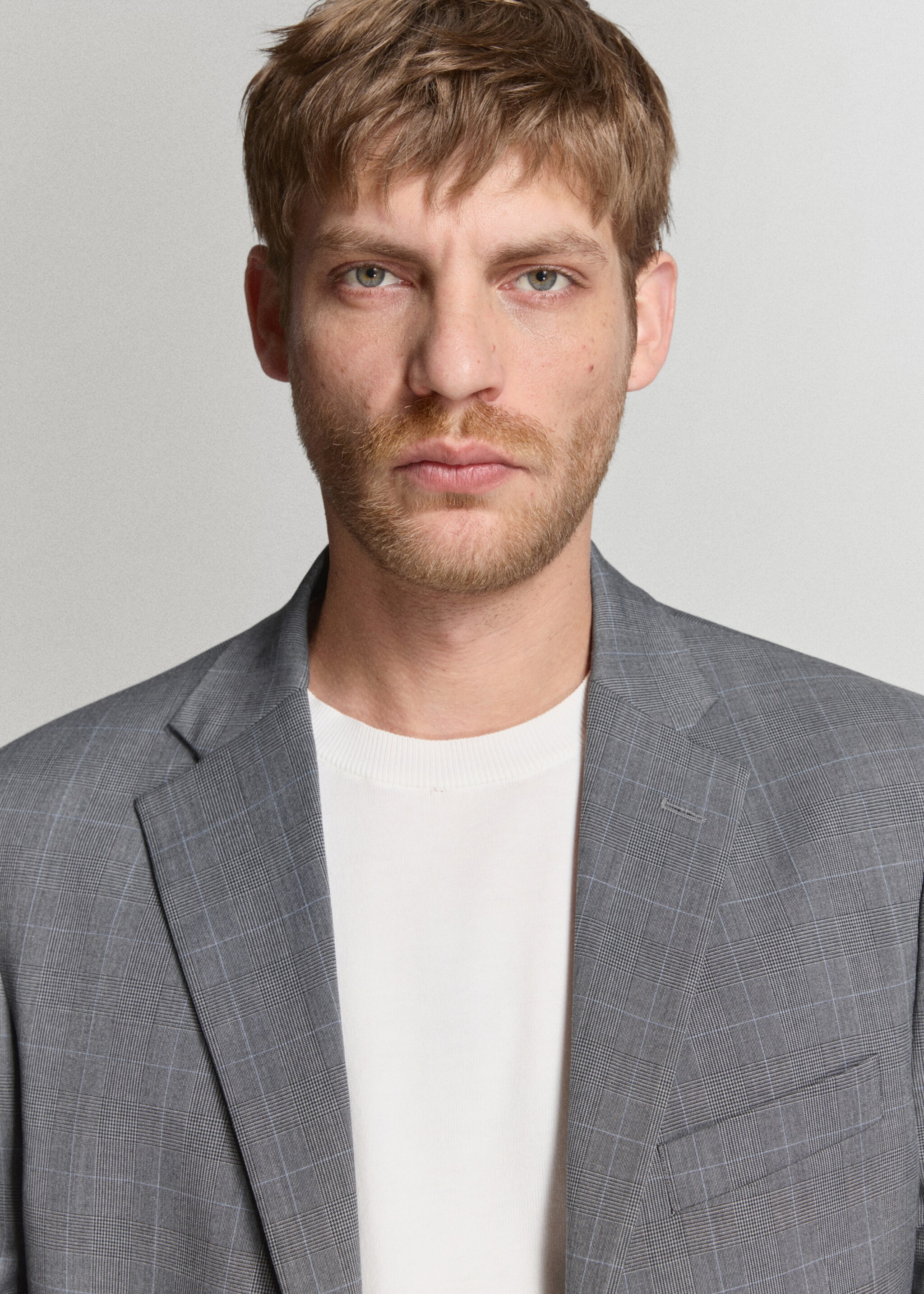 London regular-fit suit jacket - Details of the article 1, Grey. Ref: 27025939-01.