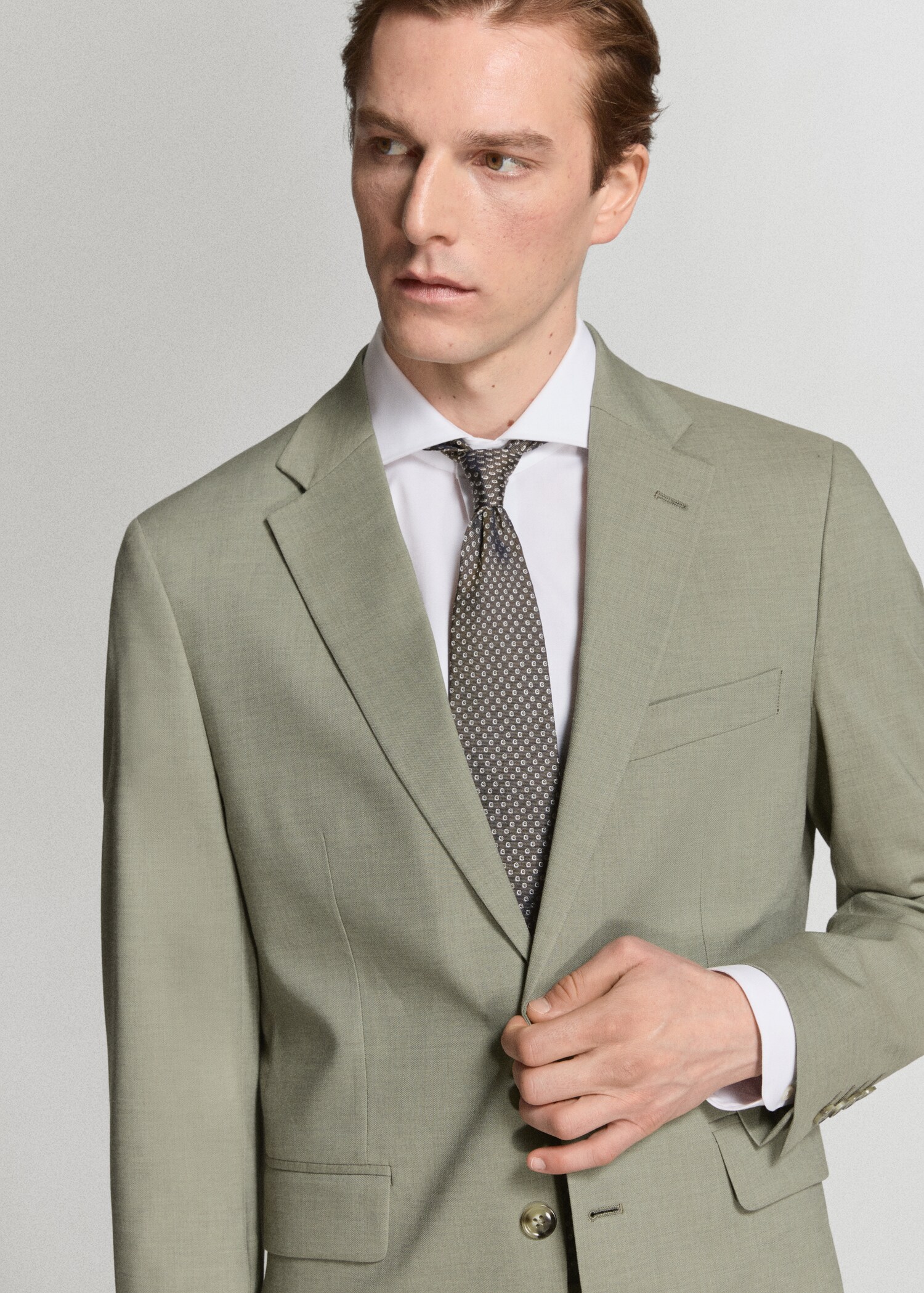 Milan slim-fit suit blazer - Details of the article 3