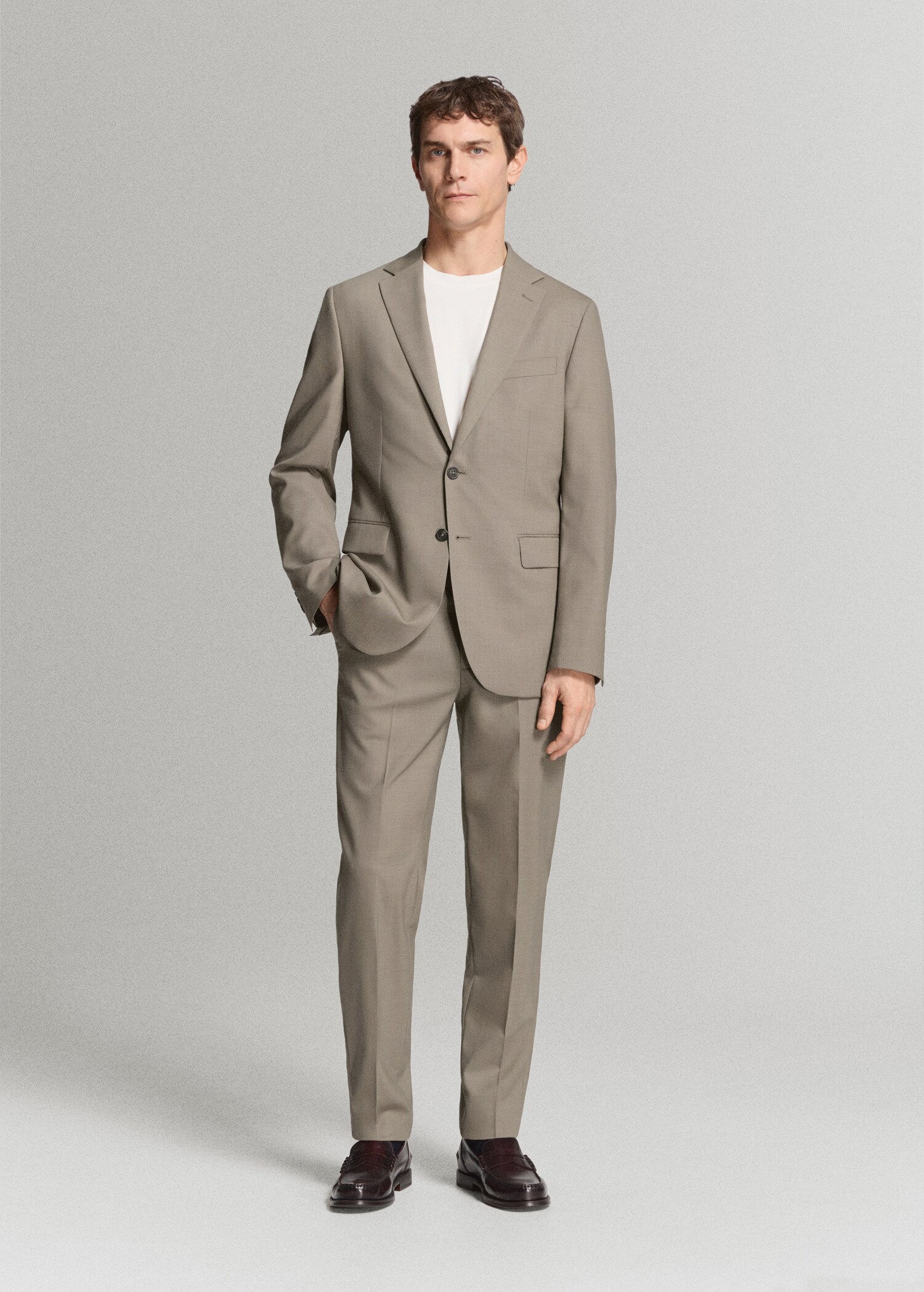Turin 100% wool suit pants - General plane