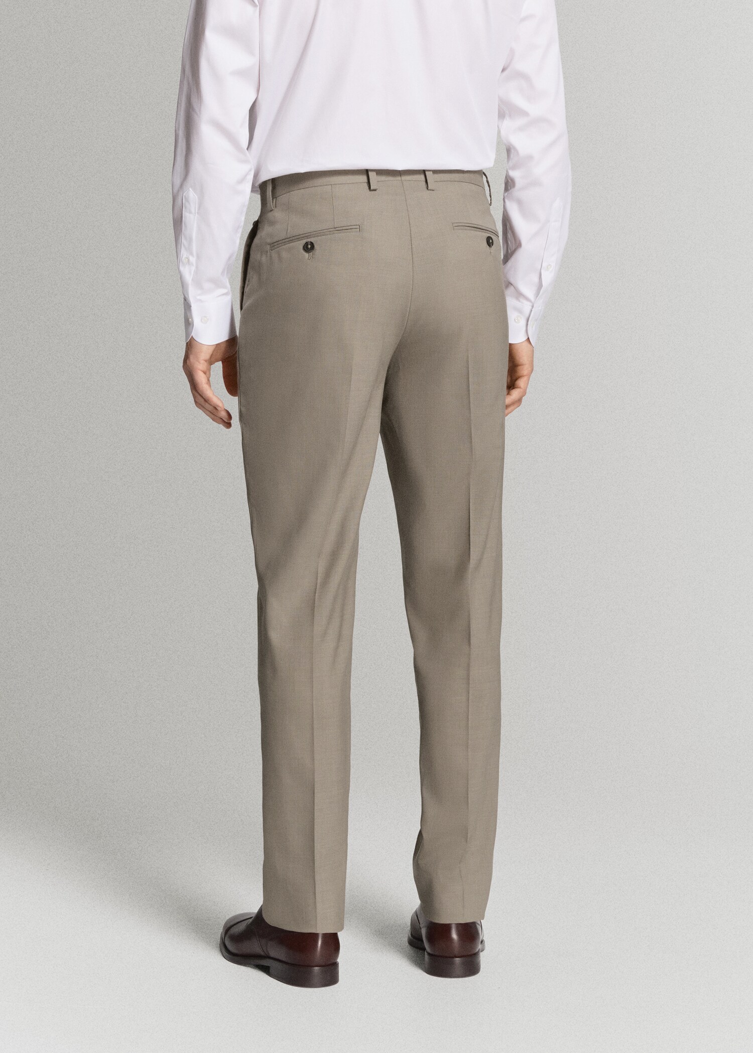 Turin 100% wool suit pants - Reverse of the article