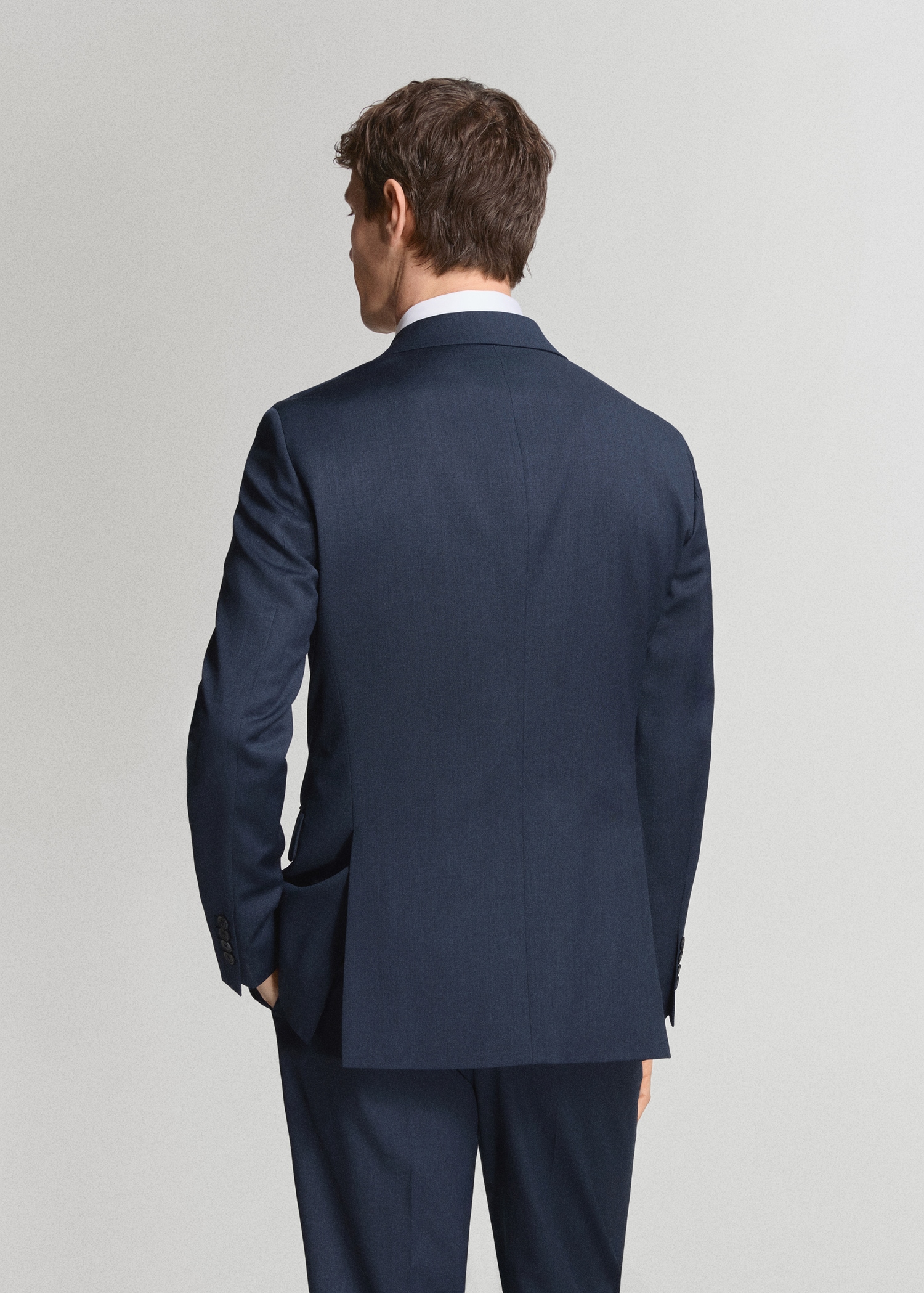 Americana traje Turín 100% lana - Reverso del artículo