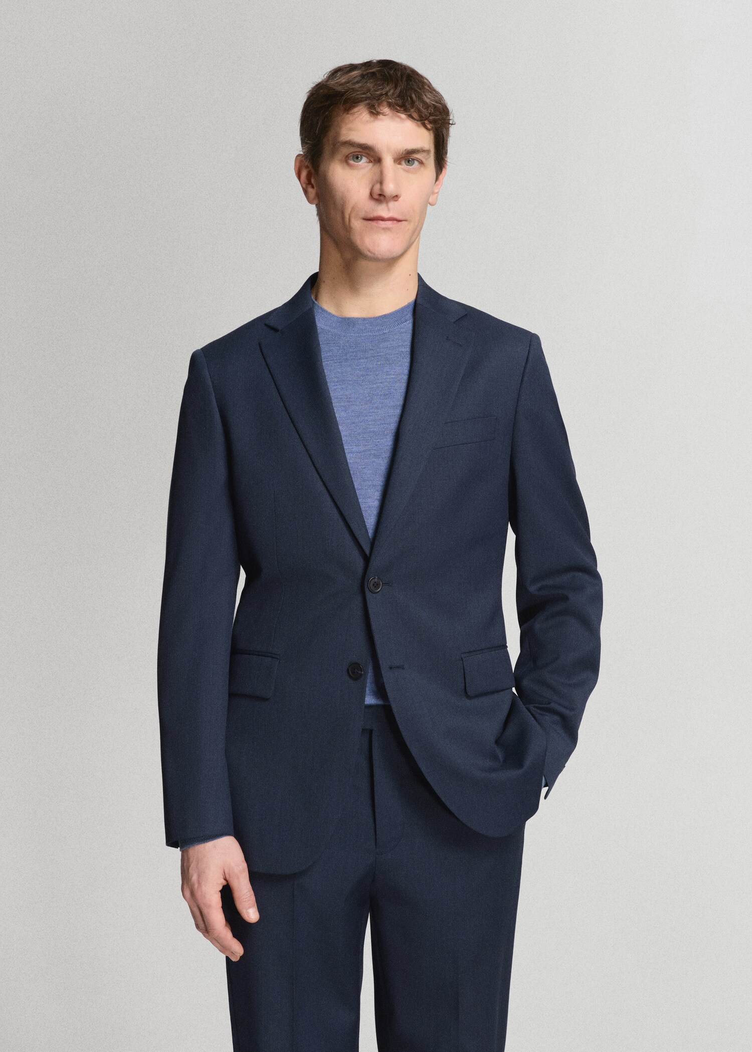 Veste costume Turín 100 % laine - Plan moyen