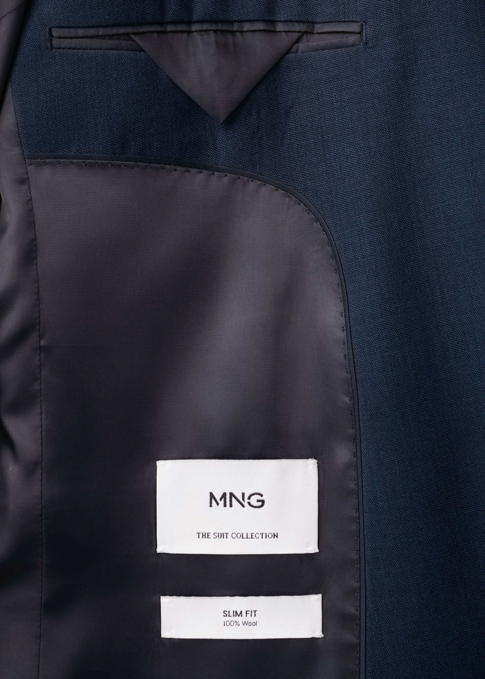 Americana traje Turín 100% lana - Detalle del artículo 0, Azul tinta. Ref: 27025951-02.