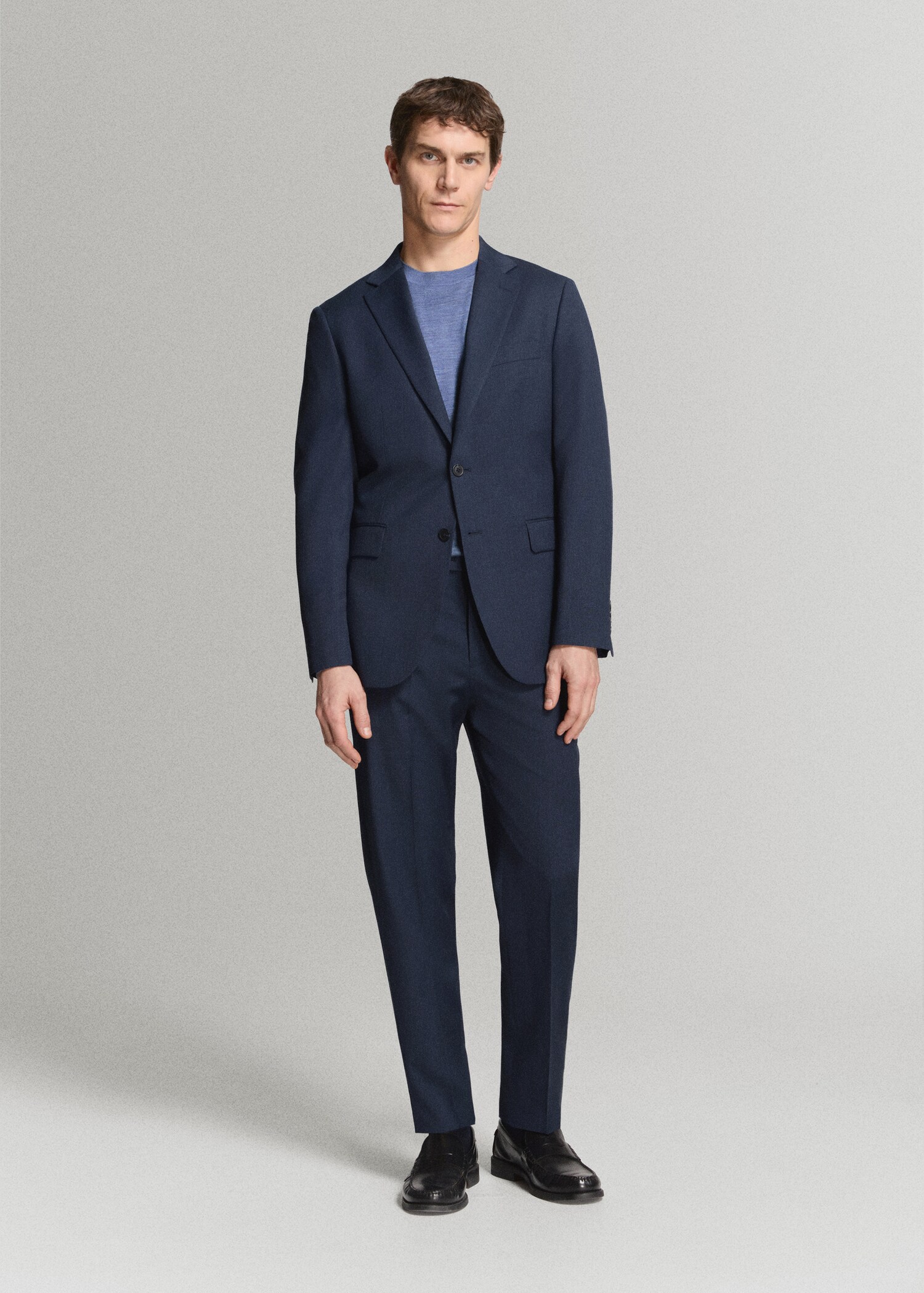 Veste costume Turín 100 % laine - Plan général