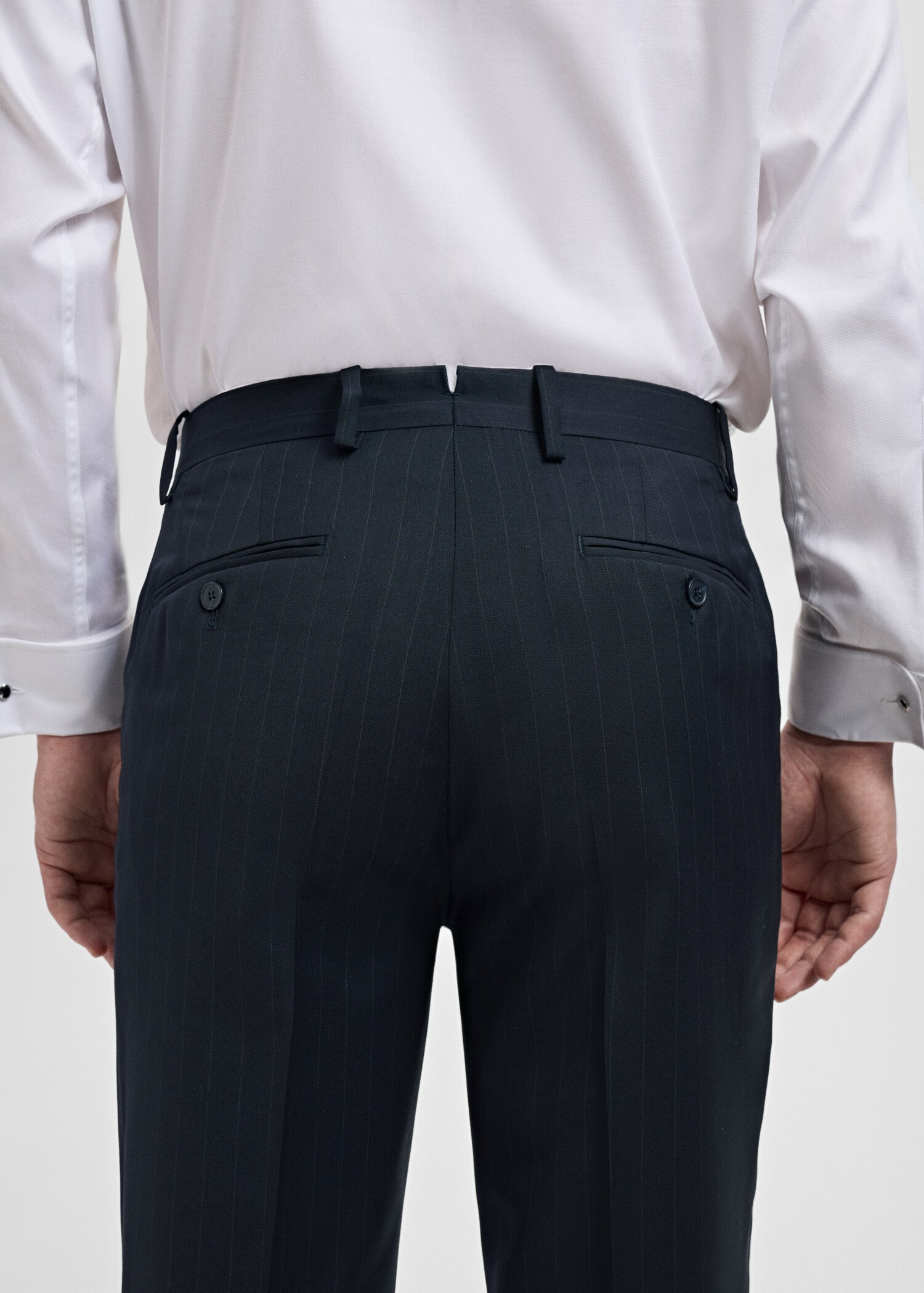 Venice 100% virgin wool suit trousers - Details of the article 3