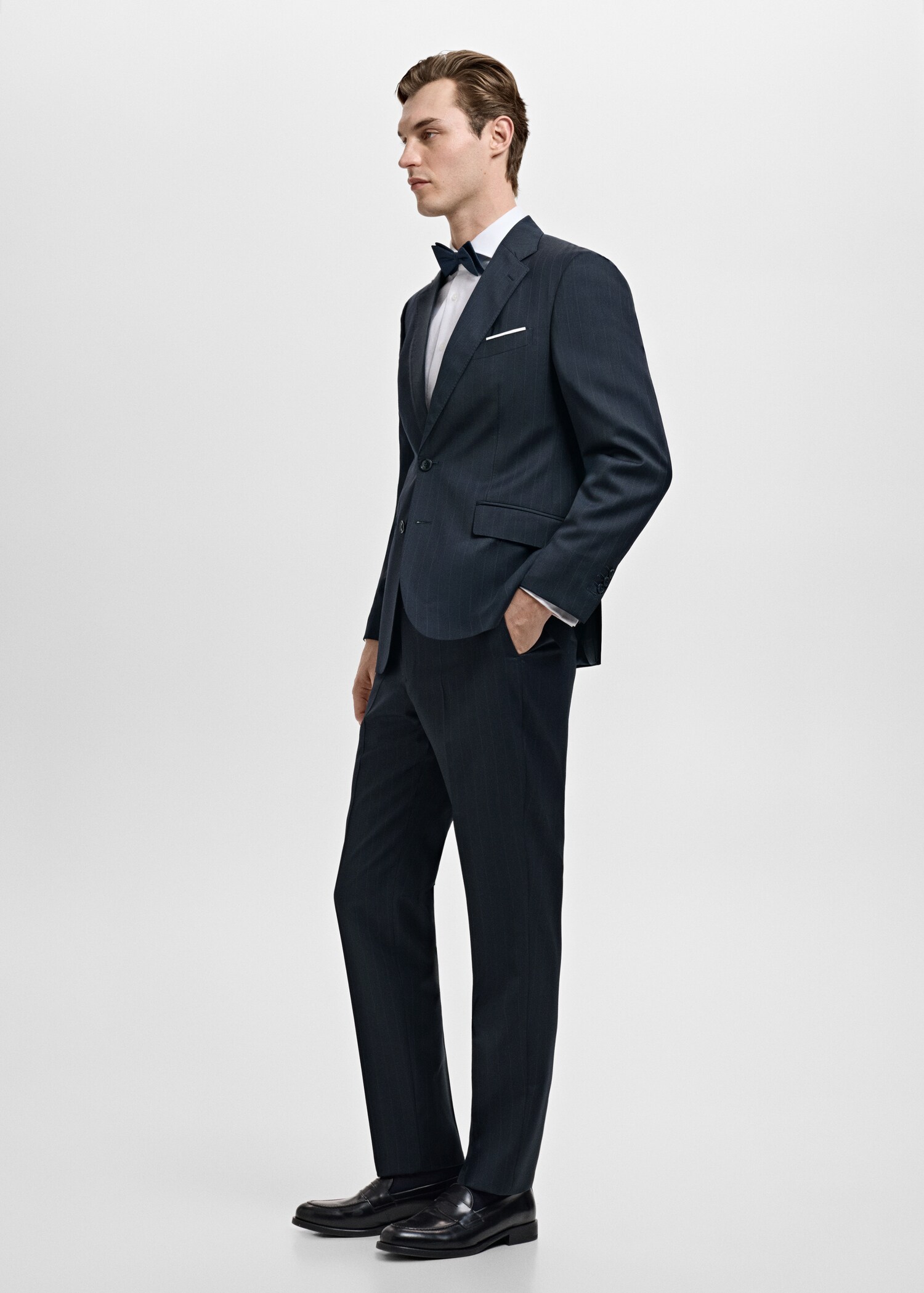 Venice 100% virgin wool suit trousers - Details of the article 4