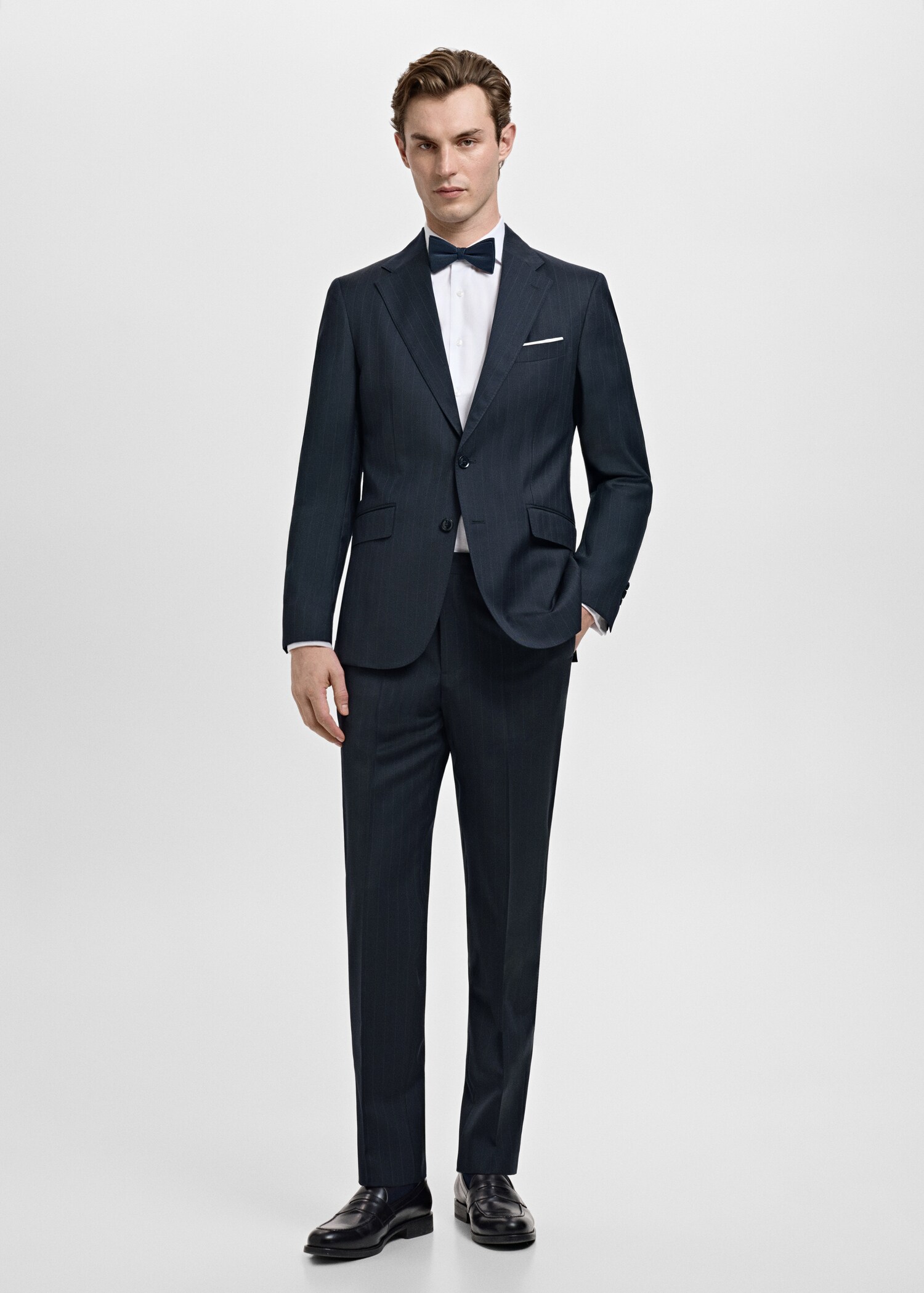 Venice 100% virgin wool suit trousers - General plane