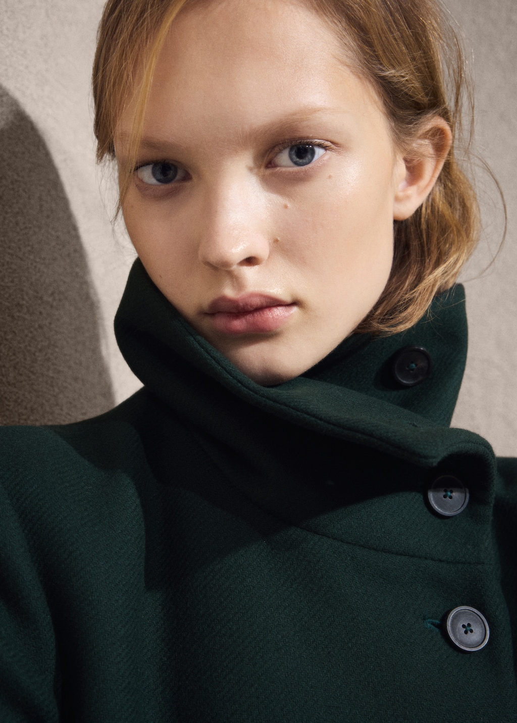 Manteco wool coat with belt