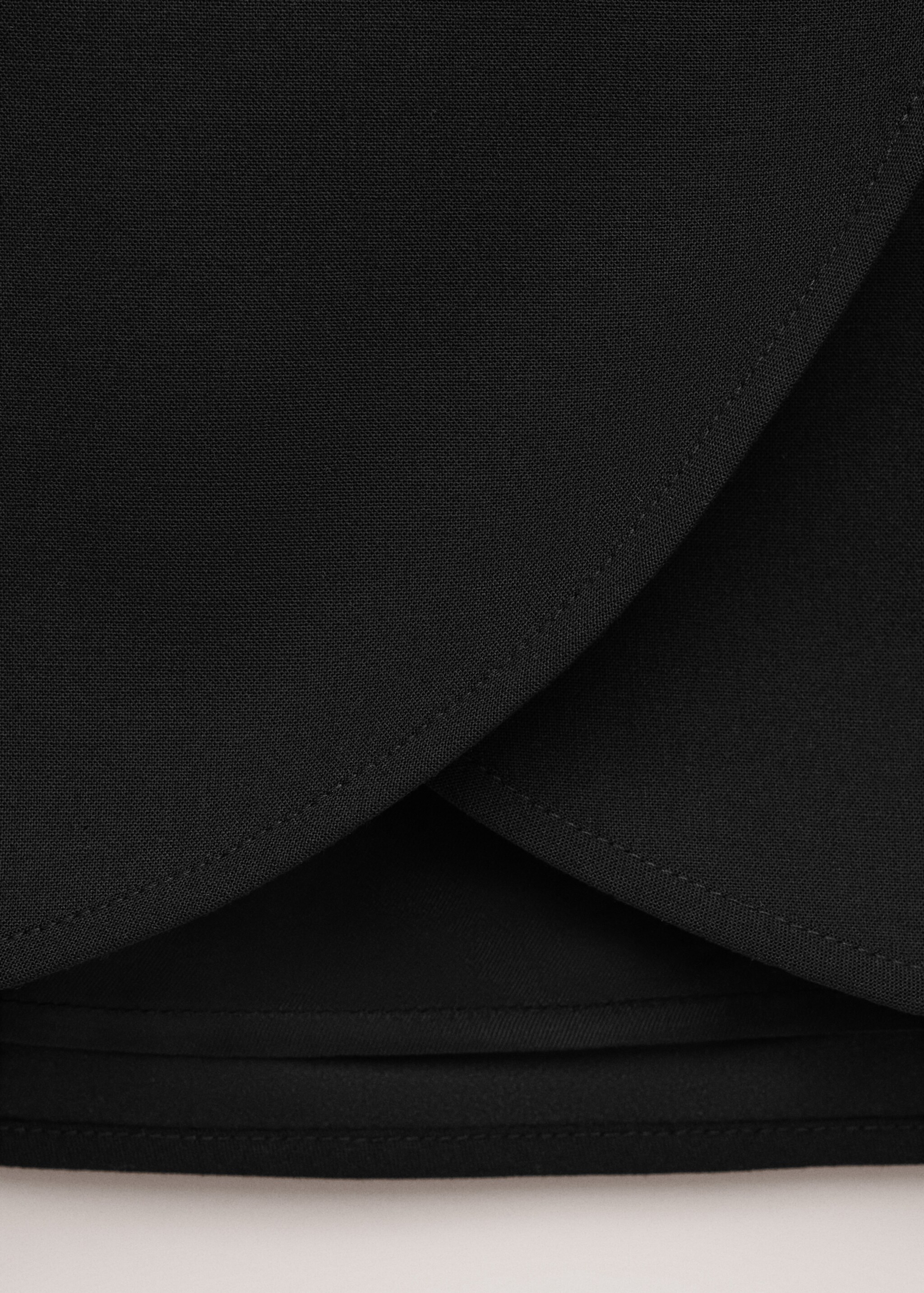 腰带系扣短裙 - null, 黑色. Ref: 27033342-01.