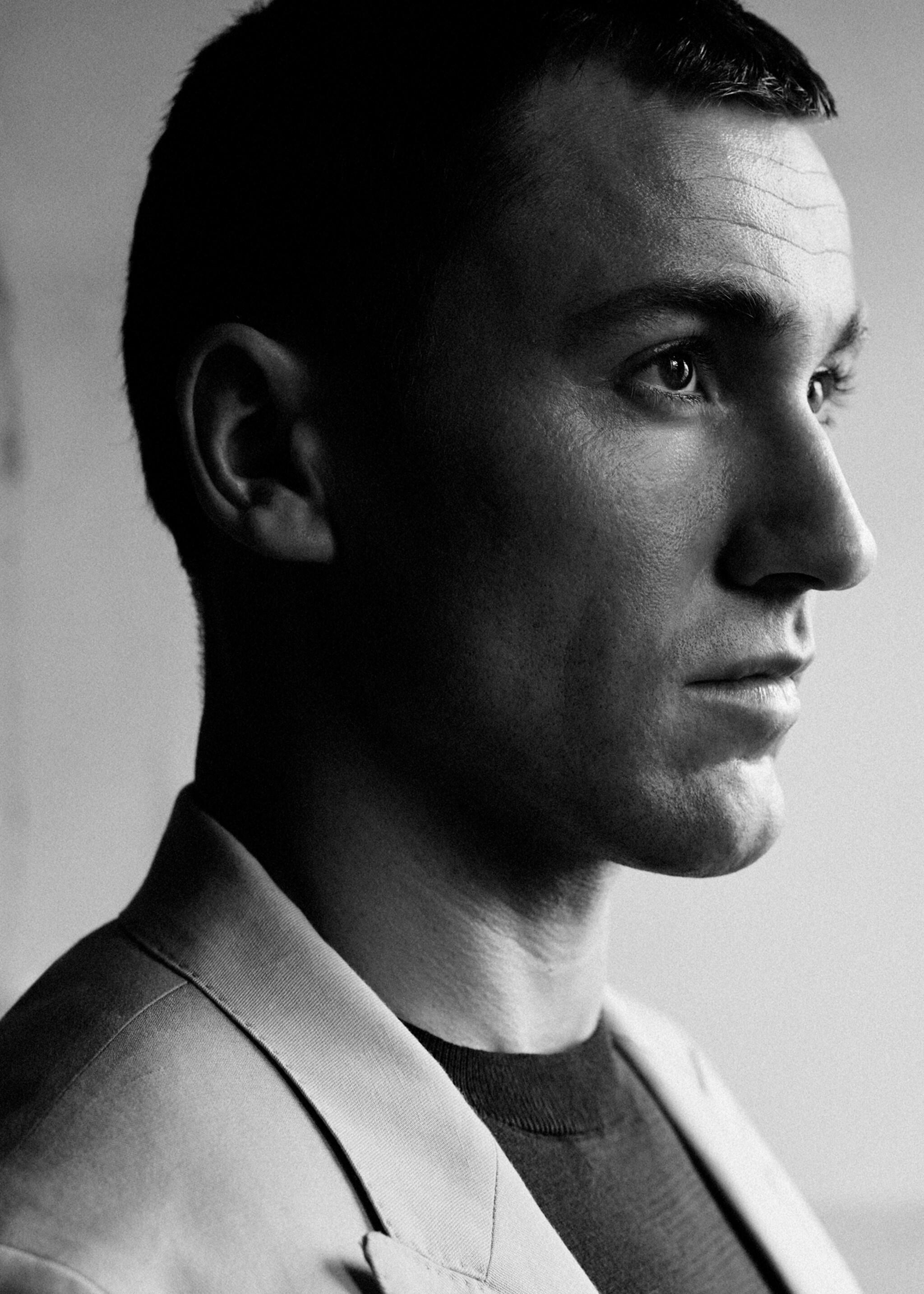 Veste de costume Amalfi slim fit croisée - Détail de l'article 5, Bleu ciel. Ref: 27035937-03.