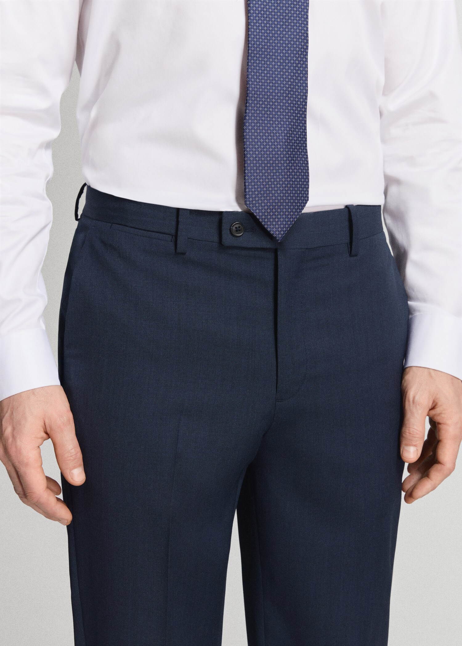 Turin 100% wool suit pants - Details of the article 1