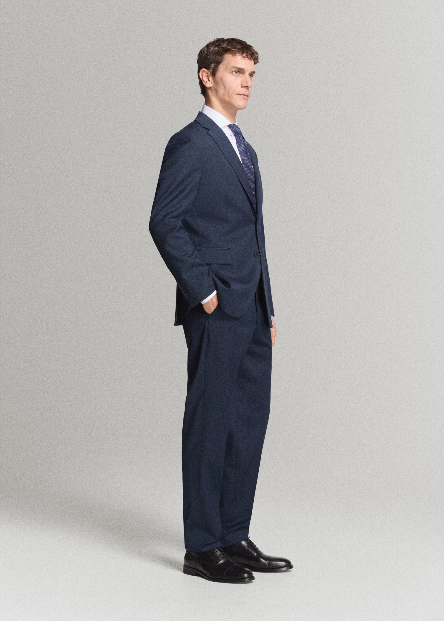 Turin 100% wool suit pants - Details of the article 2