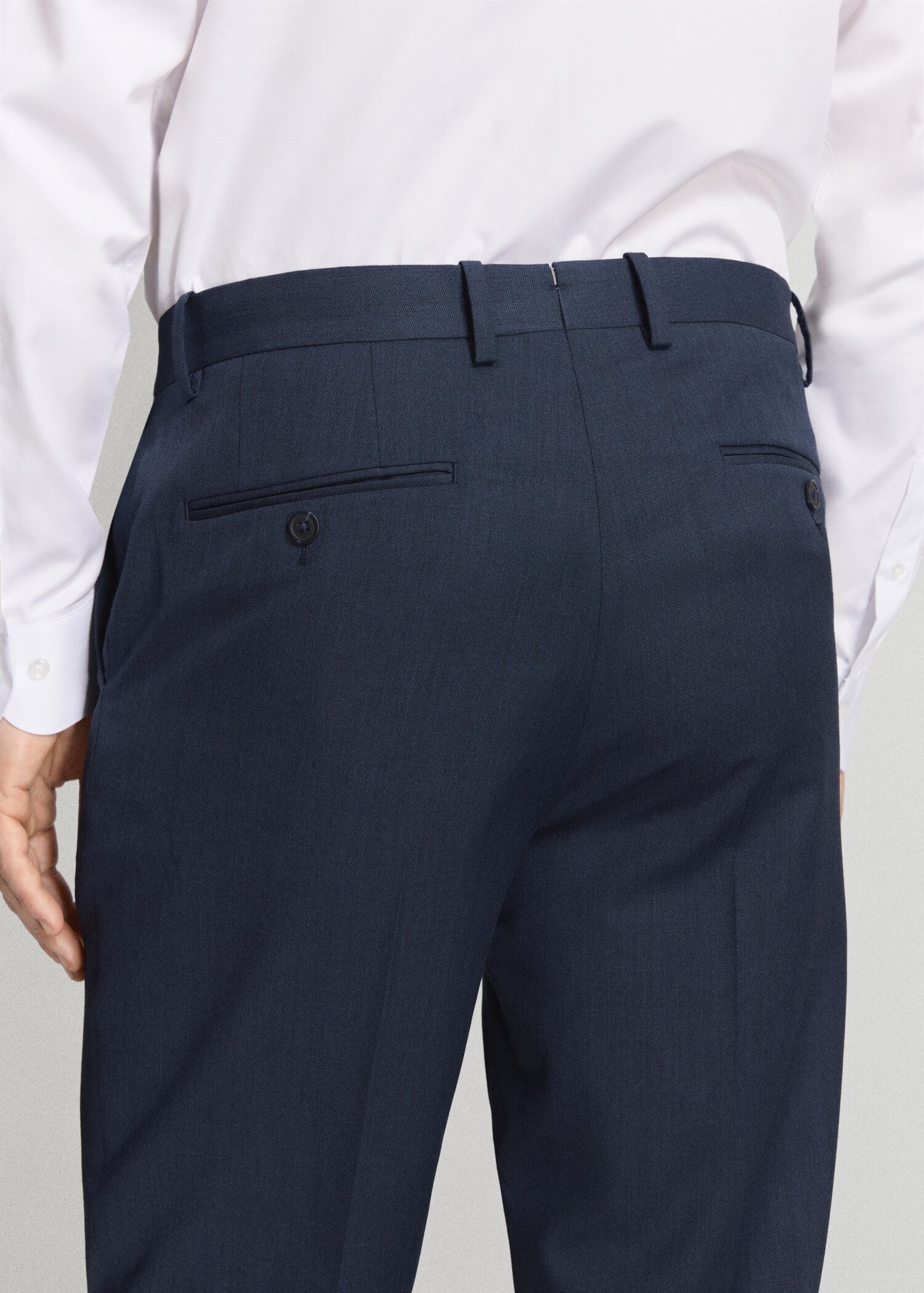 Turin 100% wool suit pants - Details of the article 3
