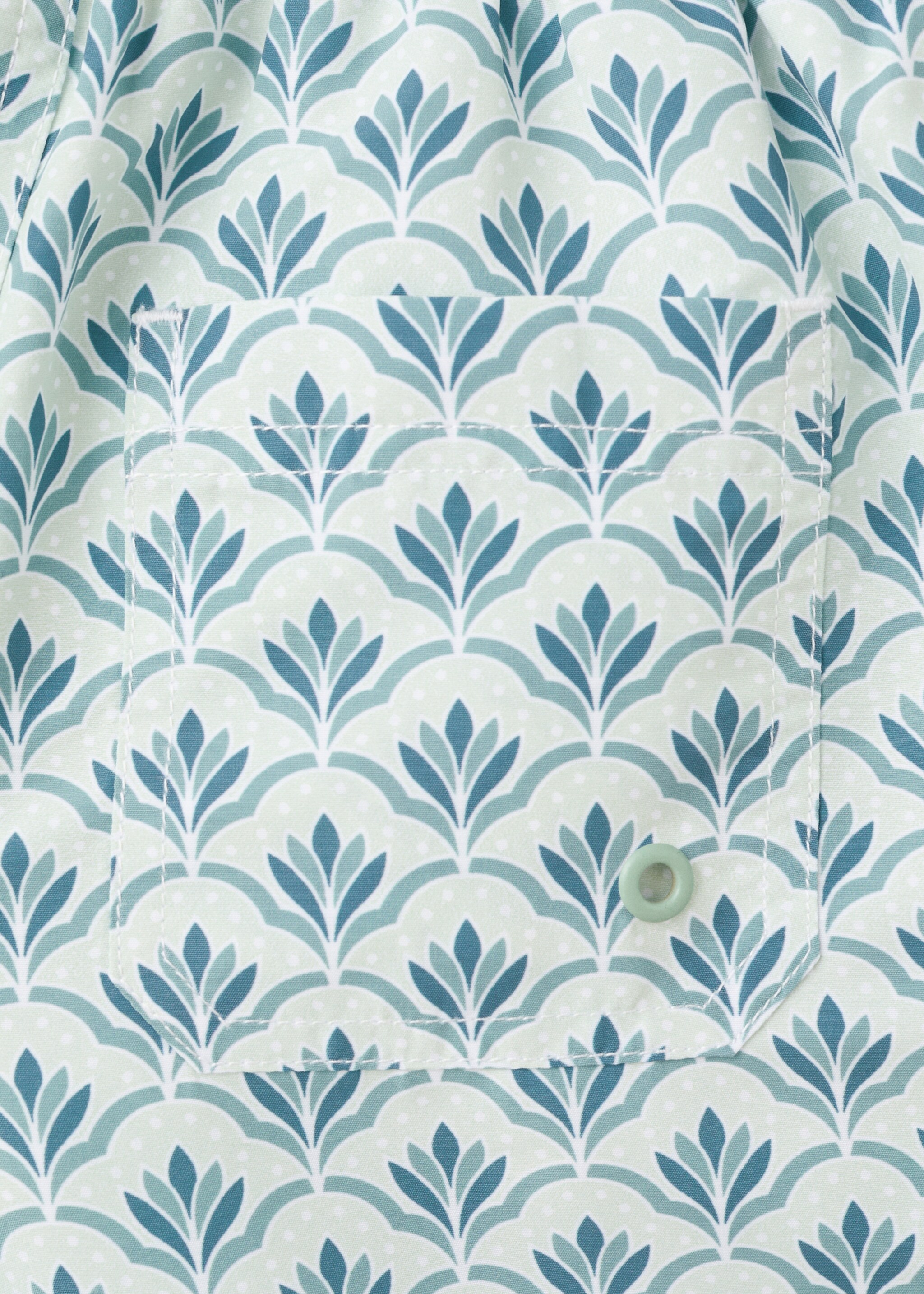 Bañador estampado floral - Detalle del artículo 8, Verde agua. Ref: 27035984-01.