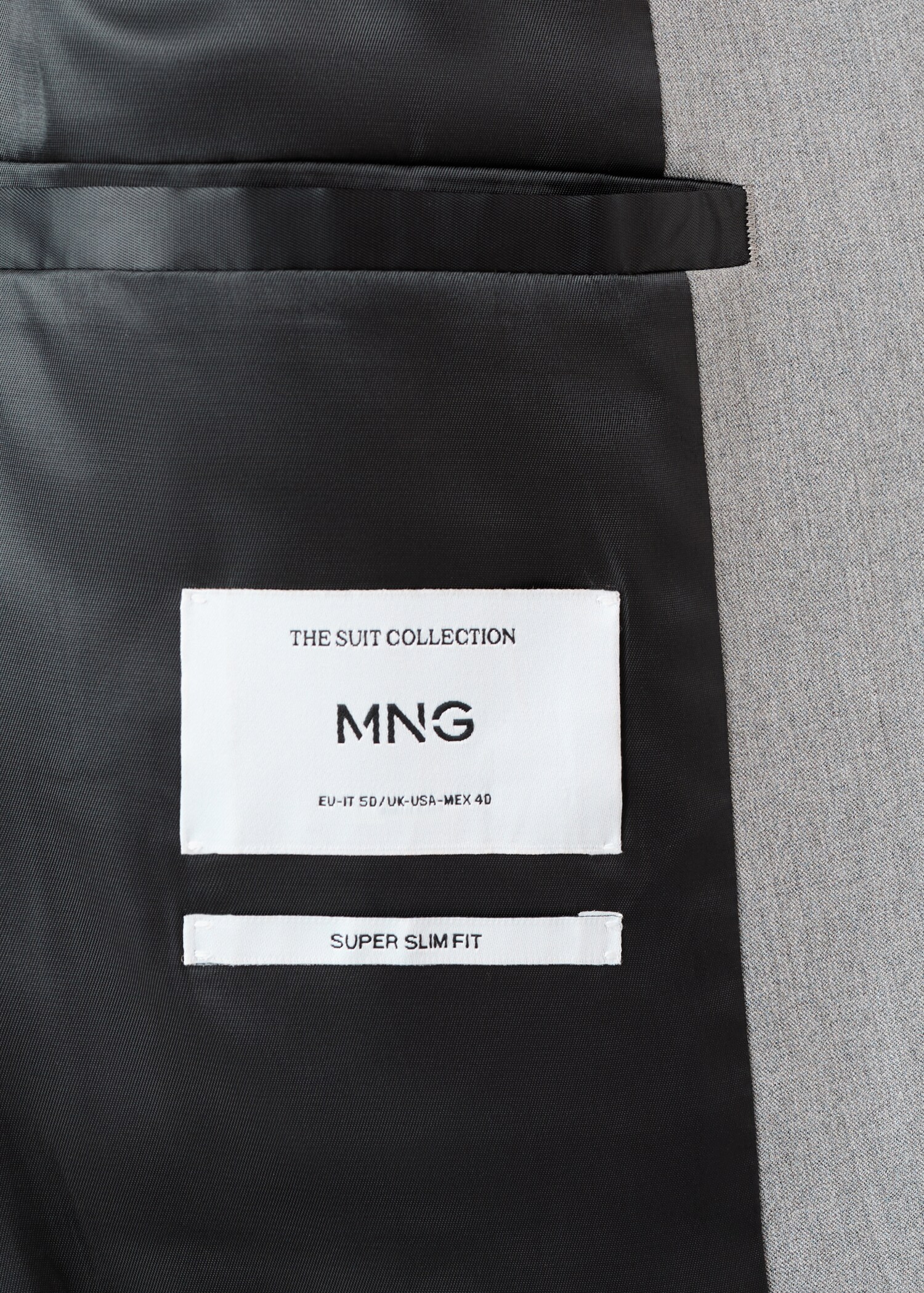 Костюмный пиджак París super slim fit - Деталь изделия 0