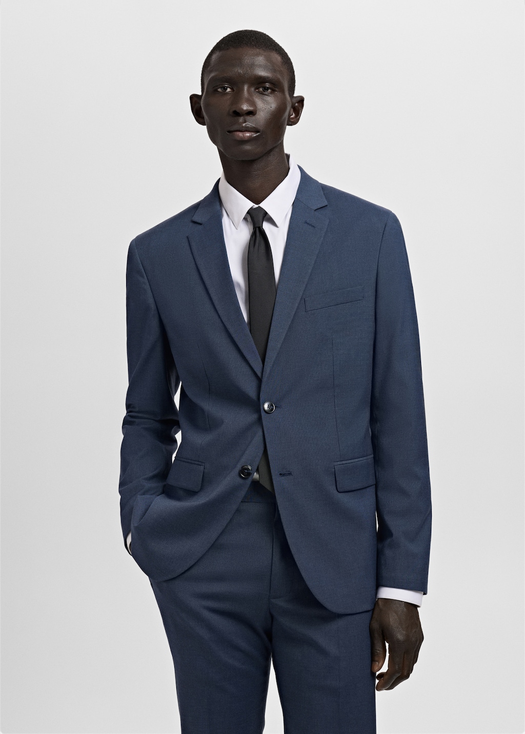 Super slim-fit suit jacket stretch fabric