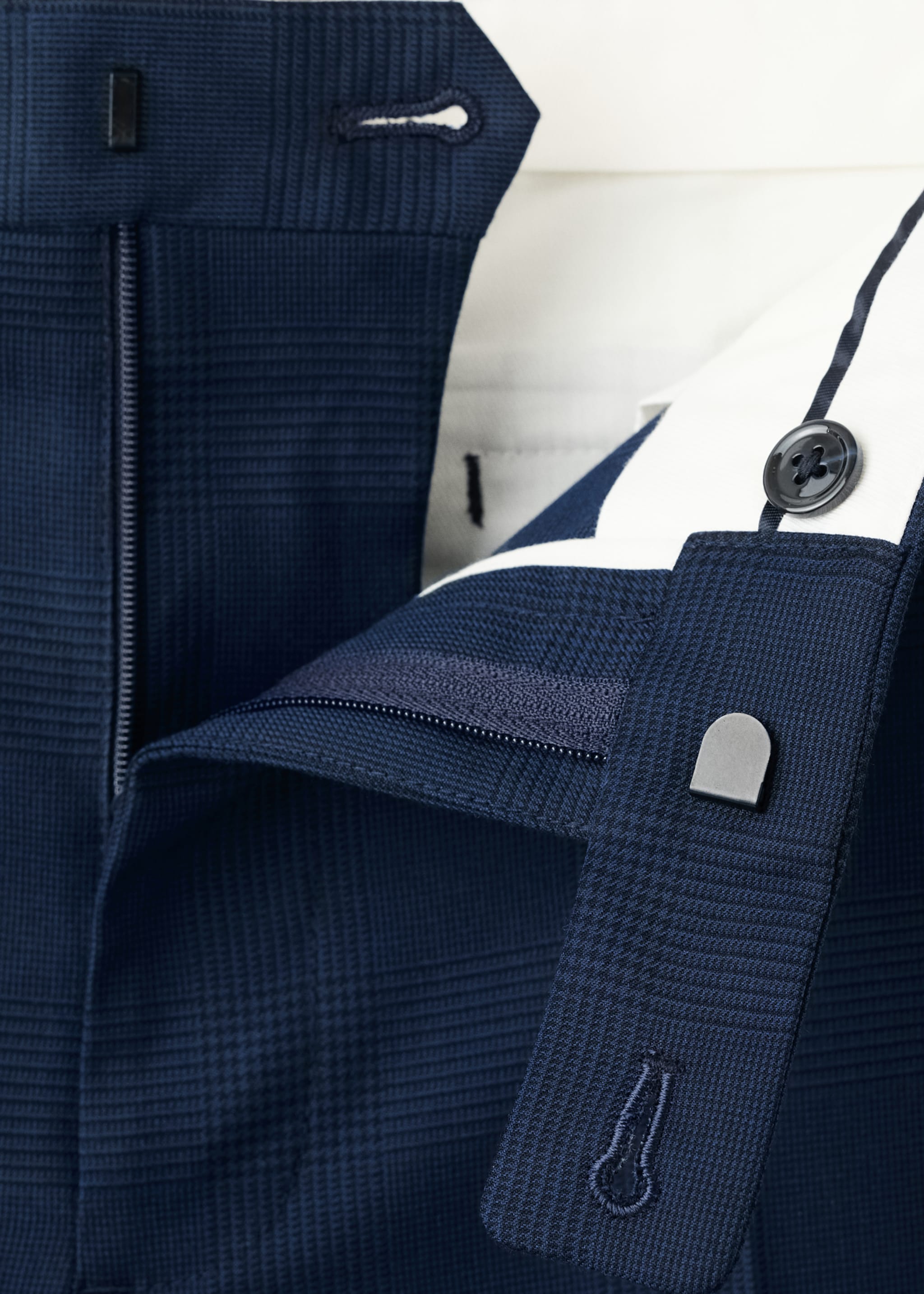 Pantalón traje Milán slim fit - Detalle del artículo 0, Azul marino oscuro. Ref: 27041223-01.