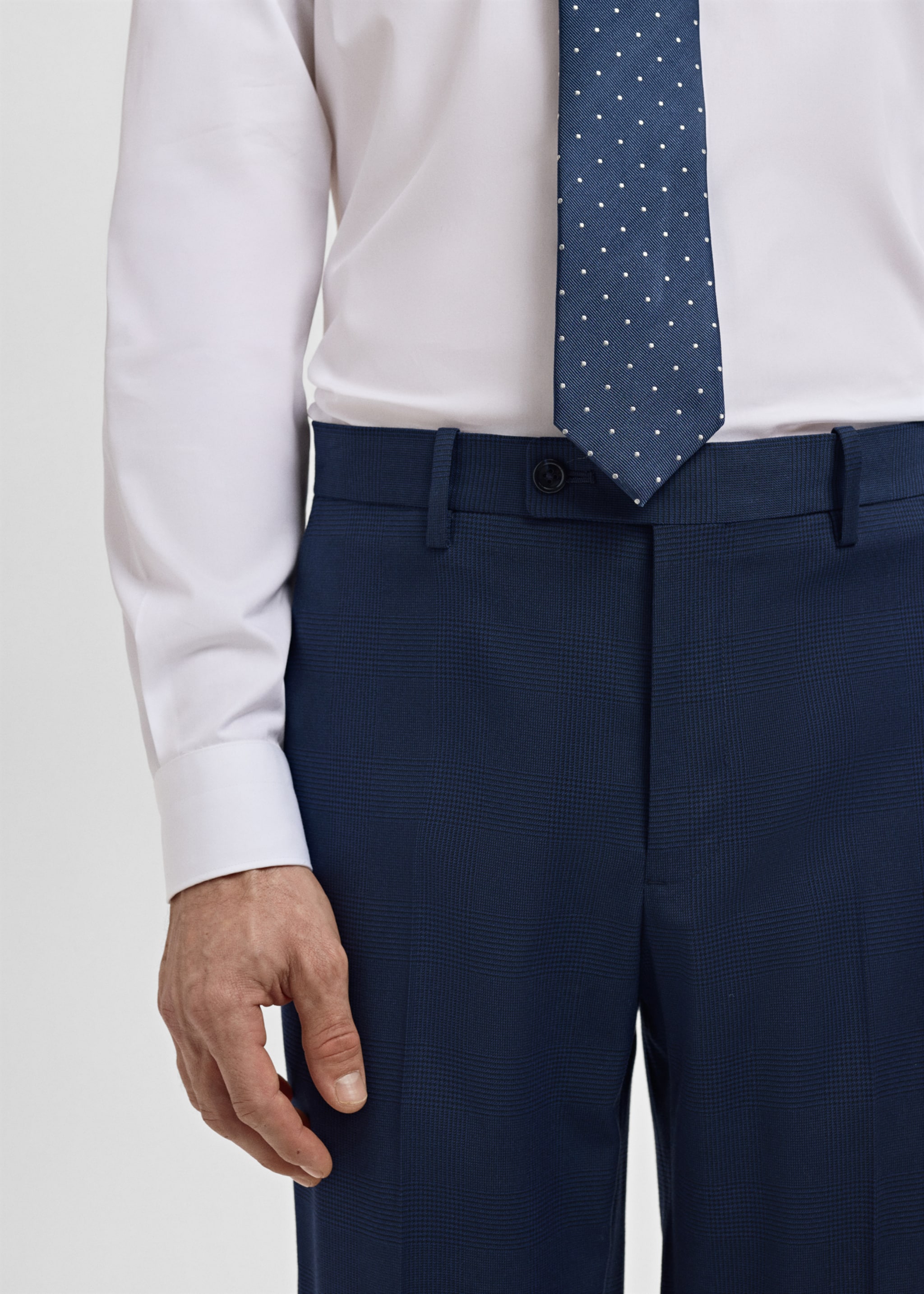 Pantalón traje Milán slim fit - Detalle del artículo 1, Azul marino oscuro. Ref: 27041223-01.