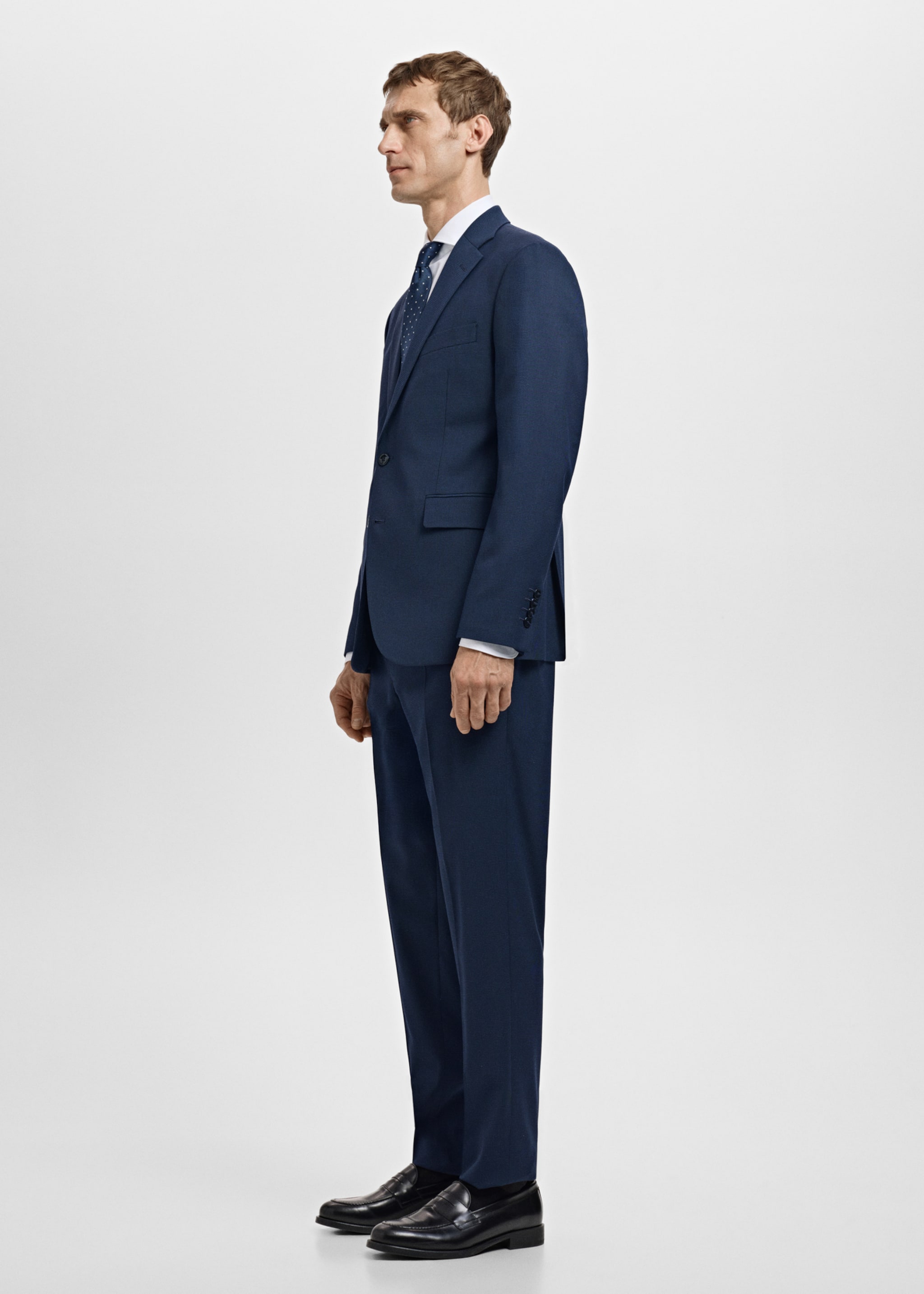 Pantalón traje Milán slim fit - Detalle del artículo 2, Azul marino oscuro. Ref: 27041223-01.