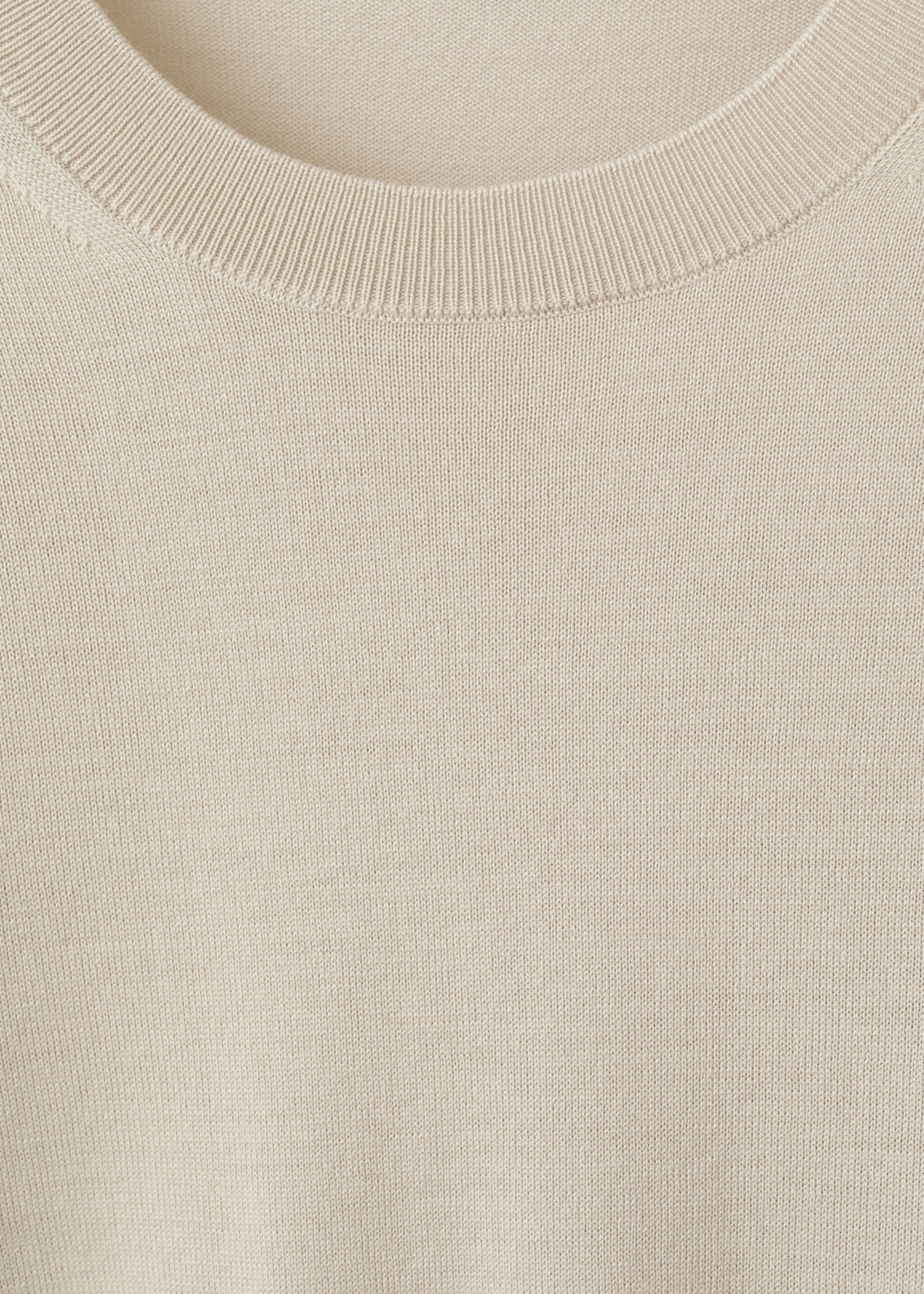 Pull 100 % laine maille fine - Détail de l'article 8, Beige. Ref: 27041284-01.