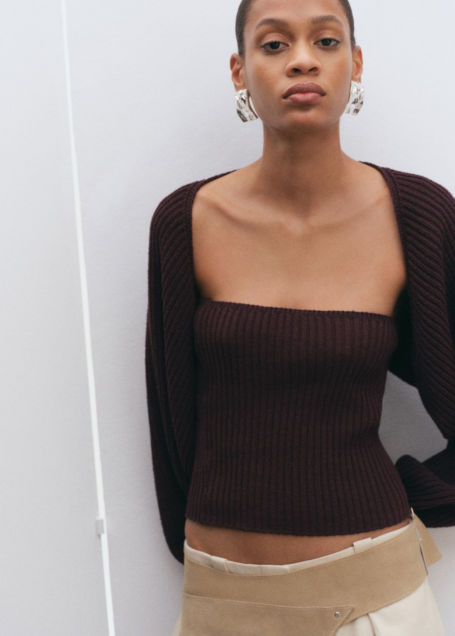 2-piece knit set - Medium plane