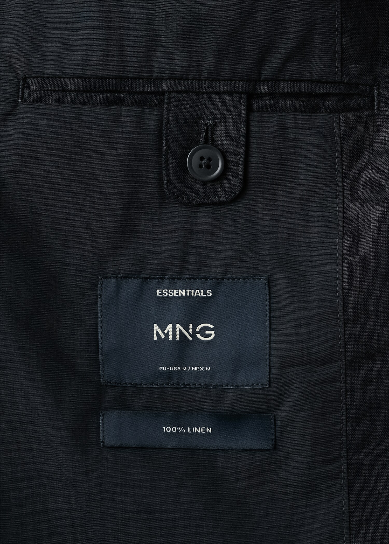 Veste 100 % lin poches - Détail de l'article 0