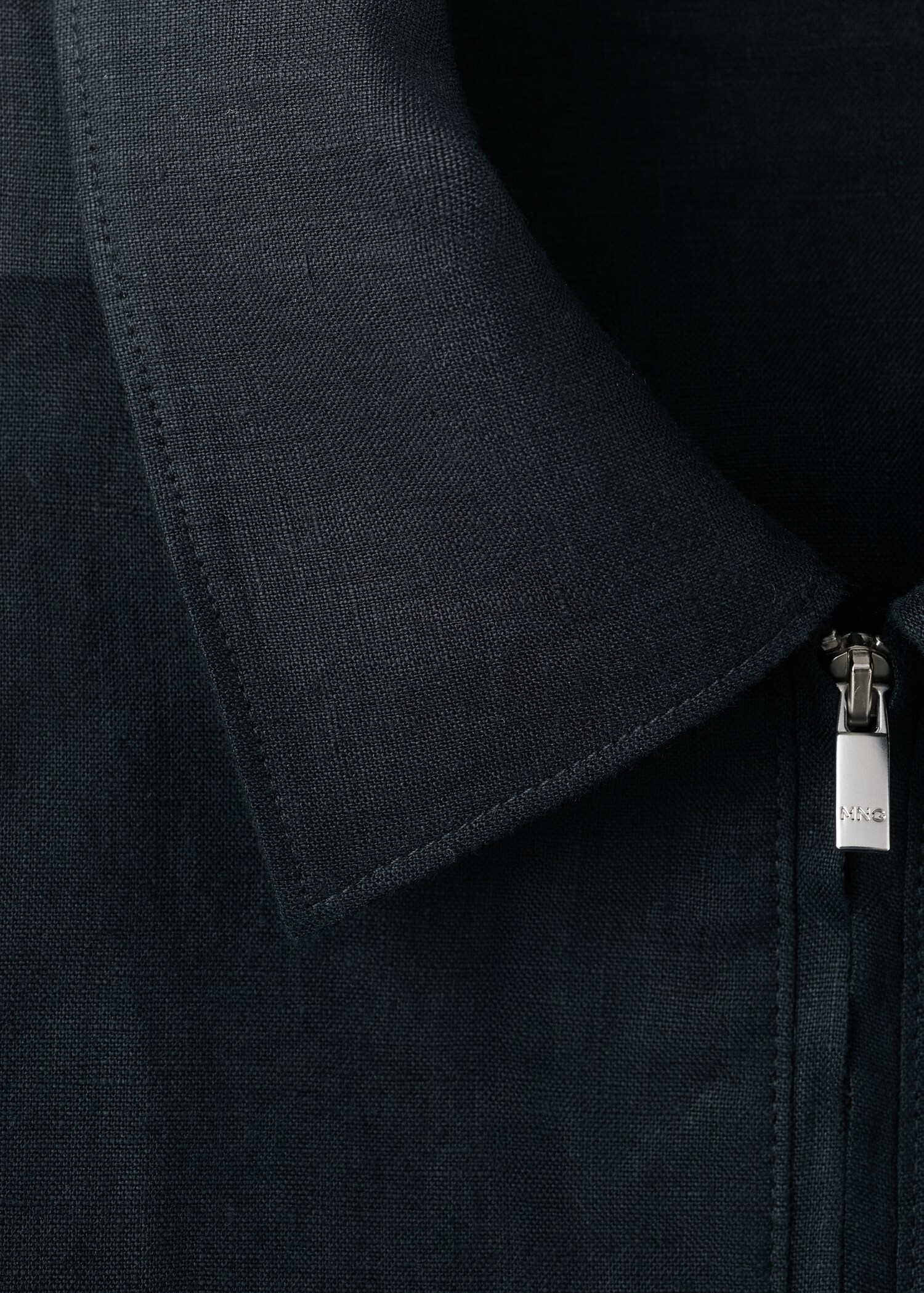 100% linen jacket with pockets - Details of the article 8