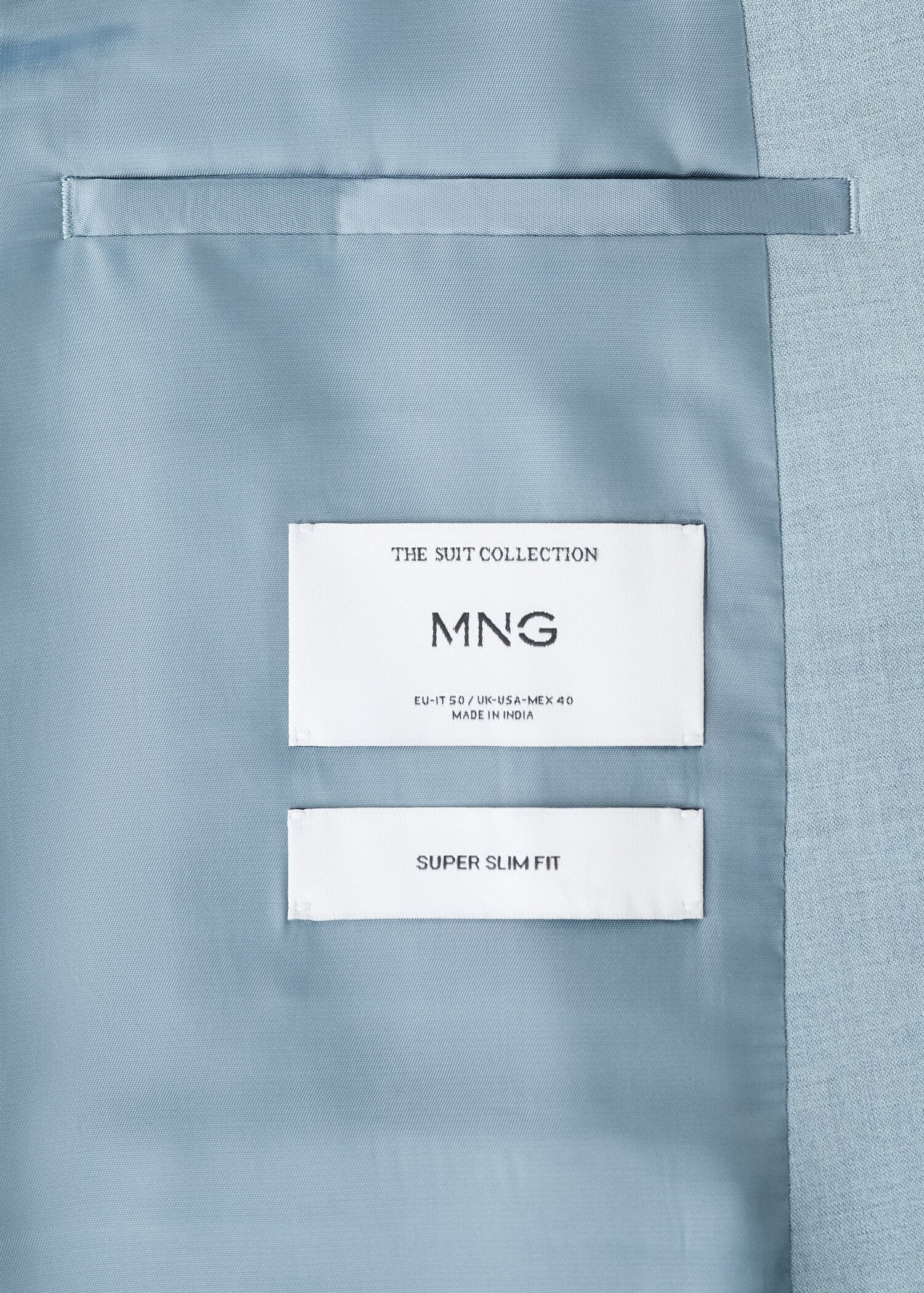 Super slim-fit suit jacket in stretch fabric - Details of the article 0