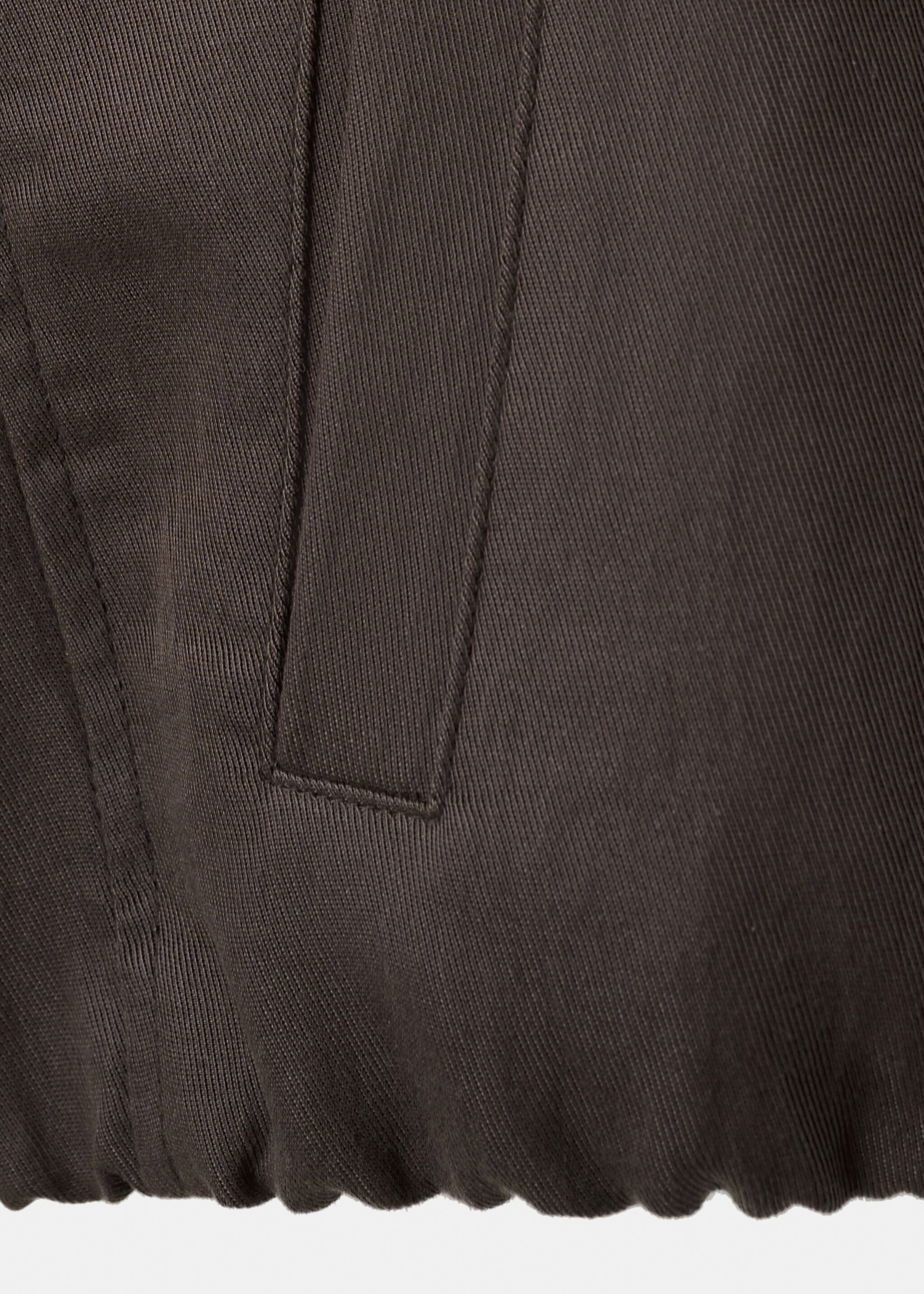 Lyocell bomber jacket - Details of the article 0, Purple. Ref: 27046346-01.